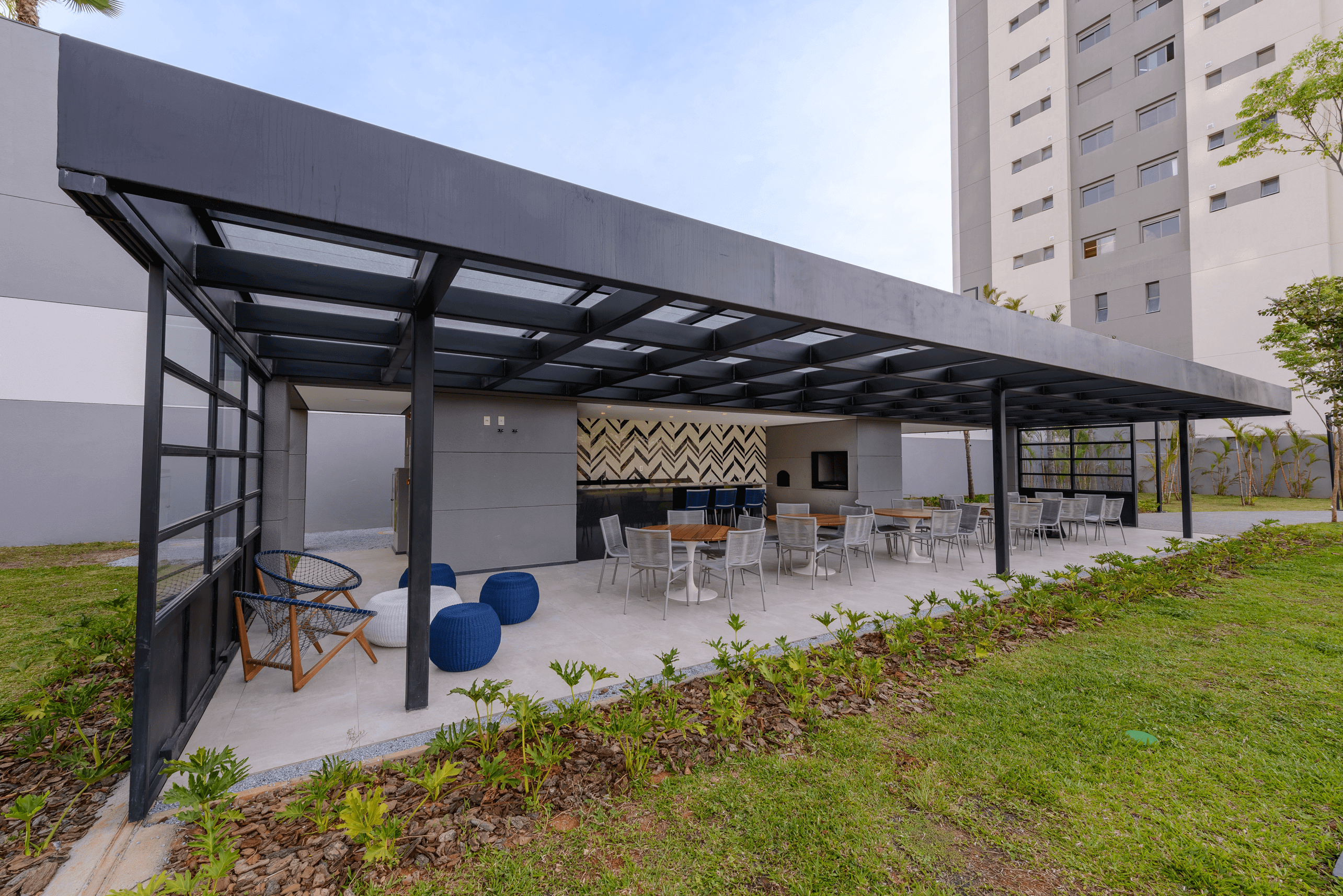 Grand Mond -- Foto do Empreendimento Pronto | Churrasqueira