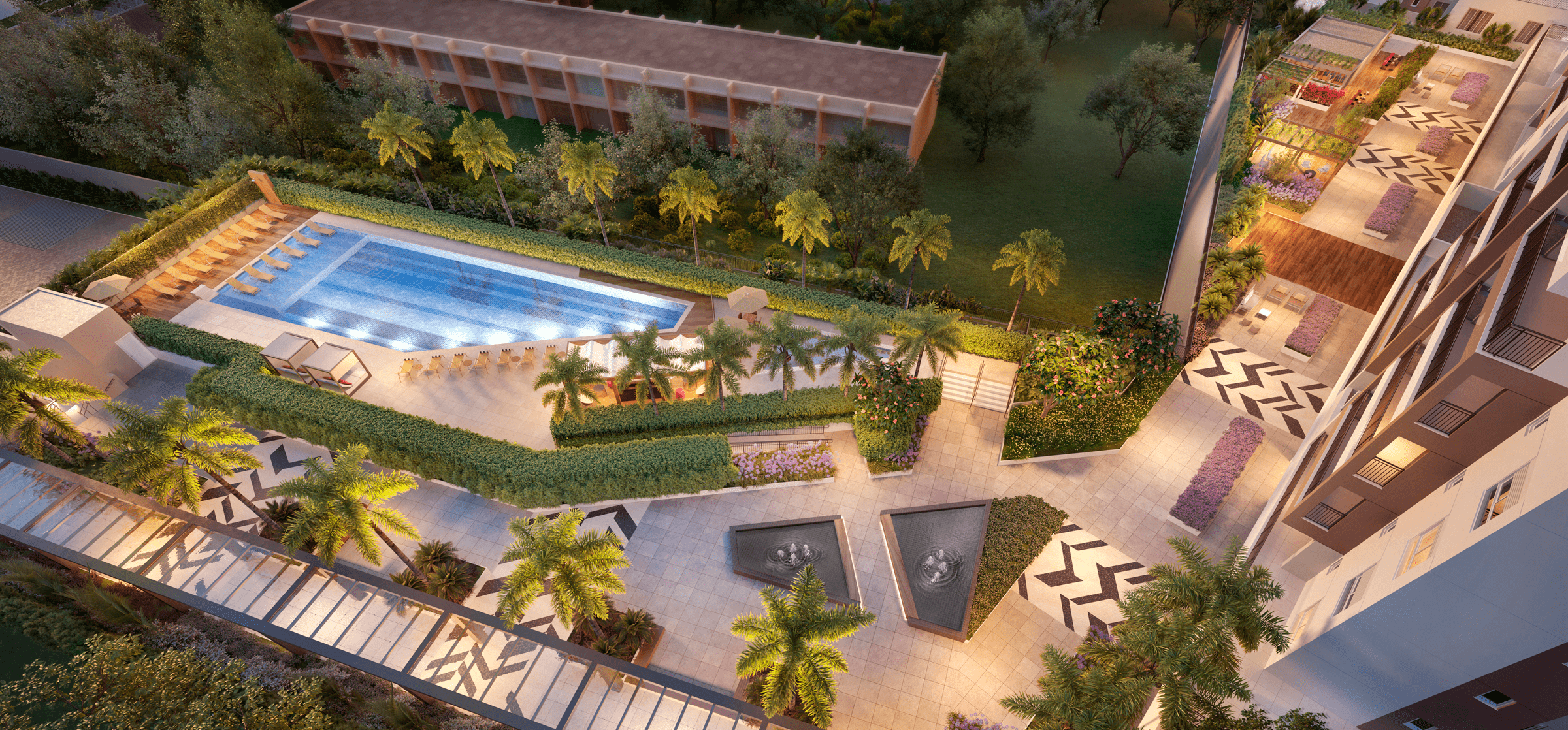 Isla by Cyrela -- Perspectiva Ilustrada da Alameda Térreo