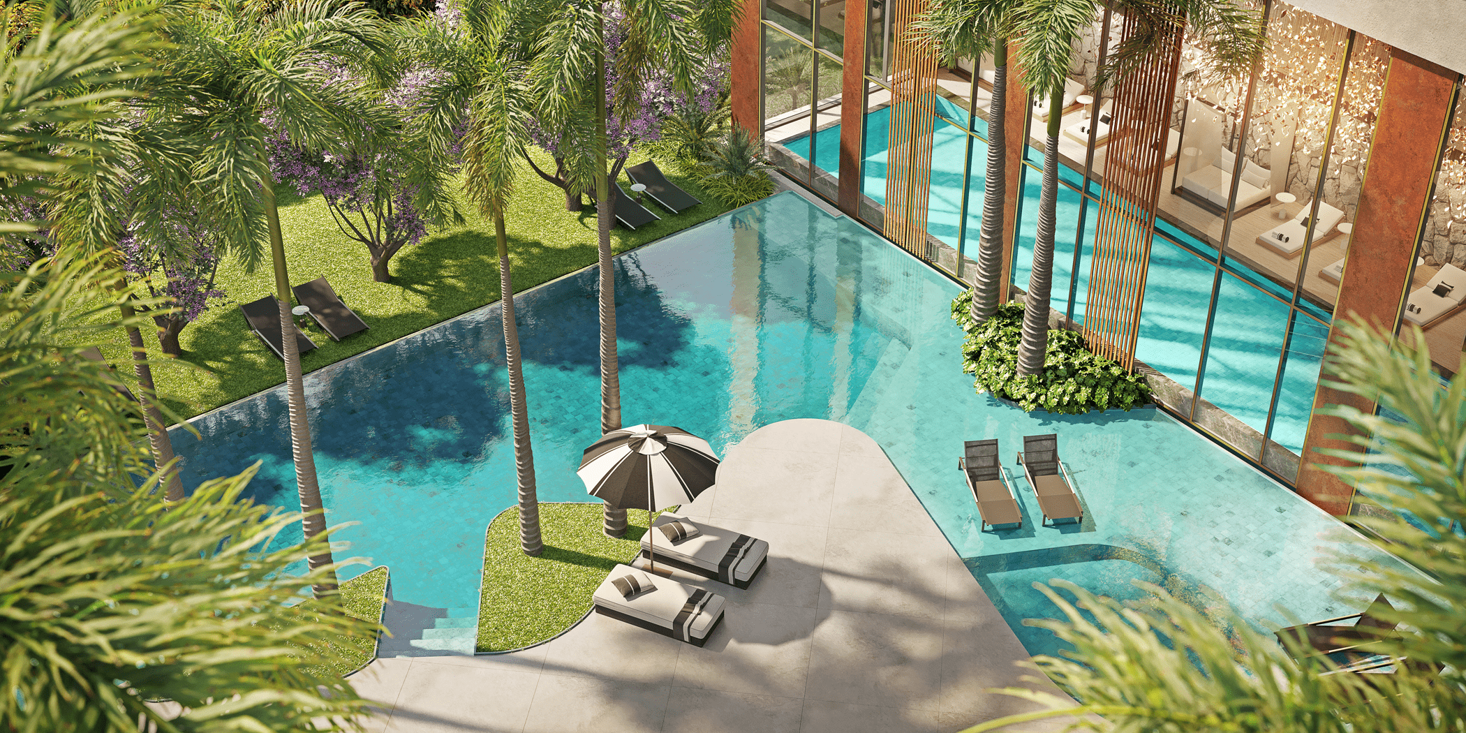 Casa Ibirapuera Residences -- Perspectiva Ilustrada da Pool