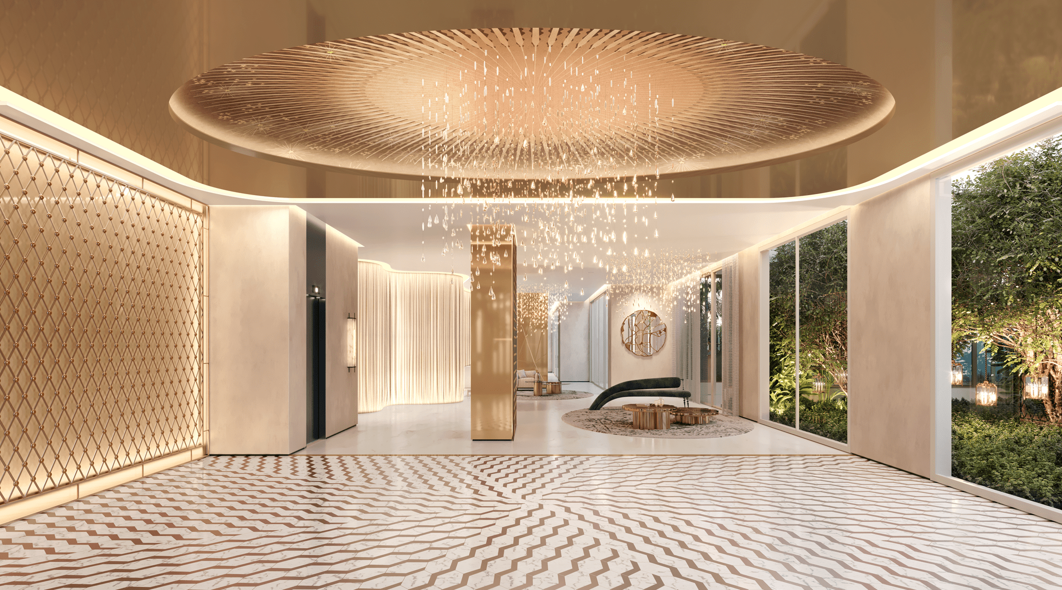 Perspectiva Ilustrada do Lobby