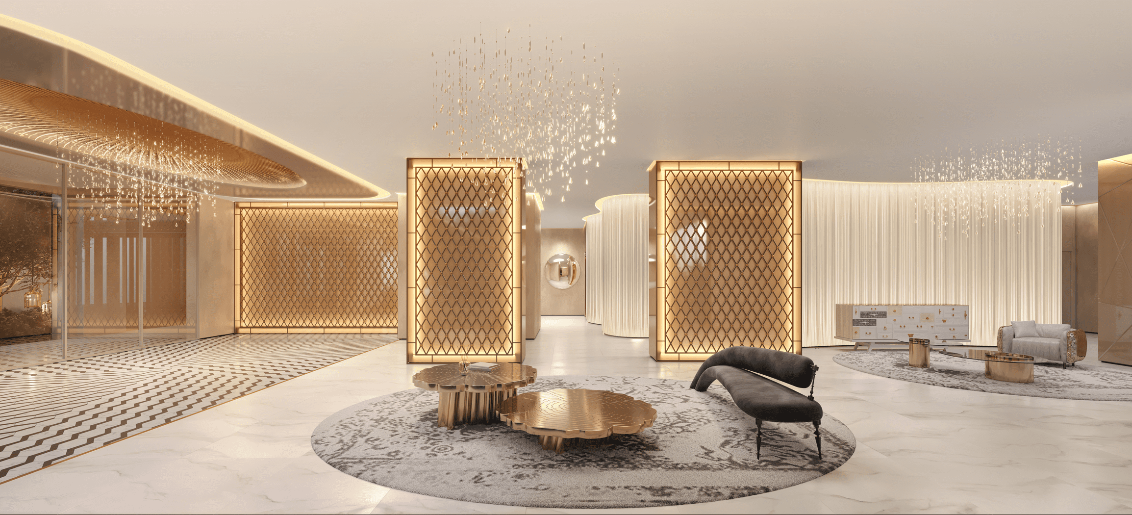 Perspectiva Ilustrada do Lobby