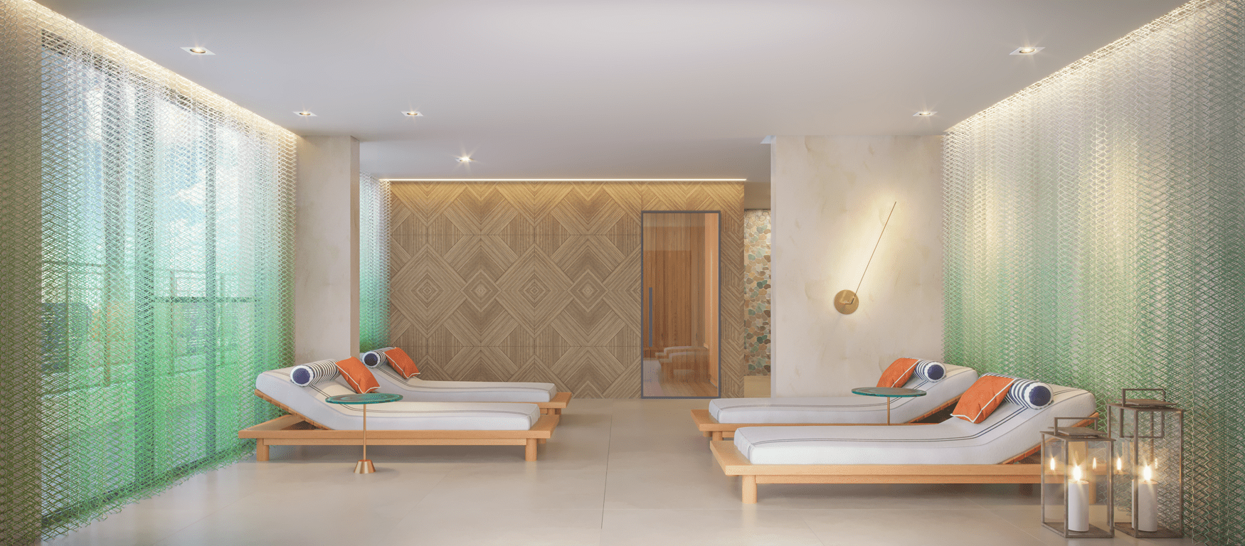 N.A.U. Vila Mariana by Cyrela -- Perspectiva Ilustrada da Sauna