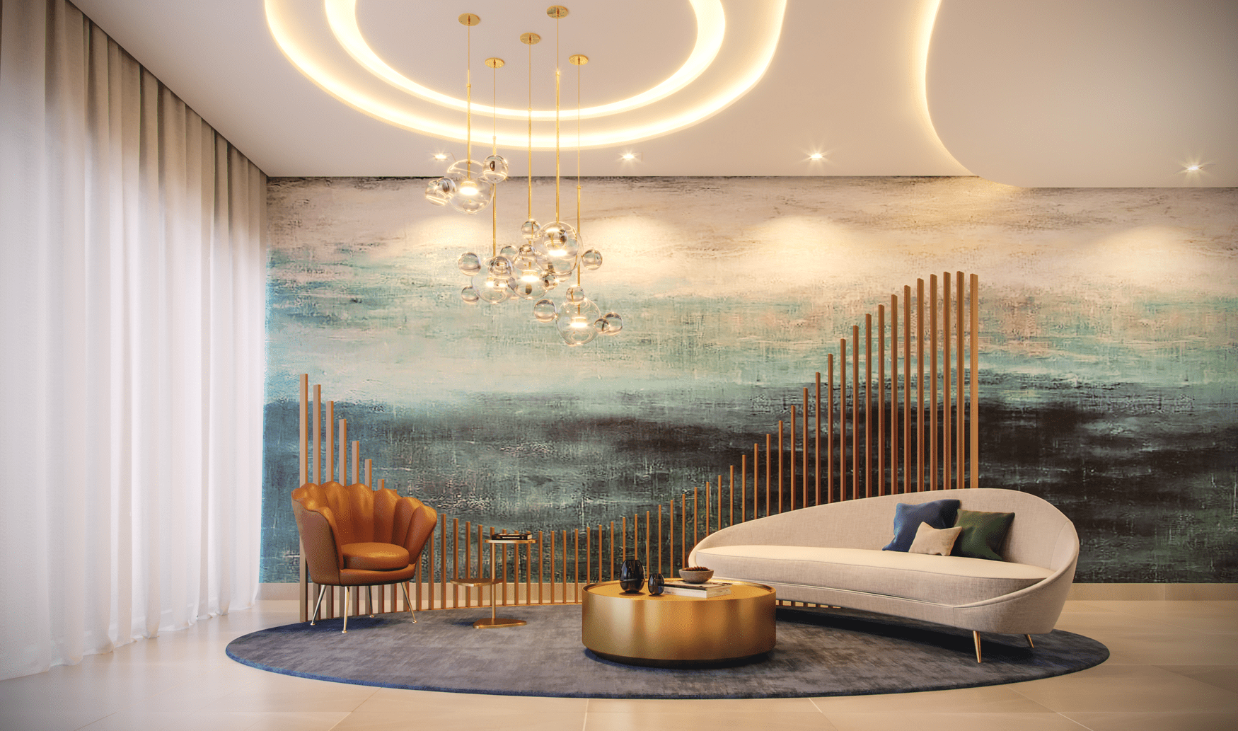 N.A.U. Vila Mariana by Cyrela -- Perspectiva Ilustrada do Lobby