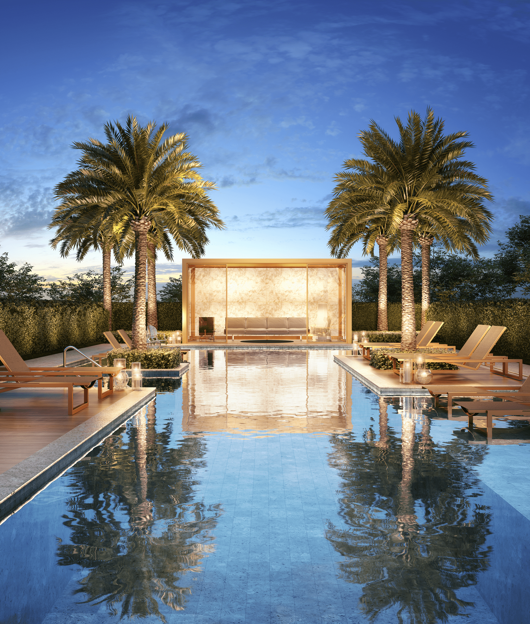 Glass Art by YOO -- Perspectiva Ilustrada da Piscina