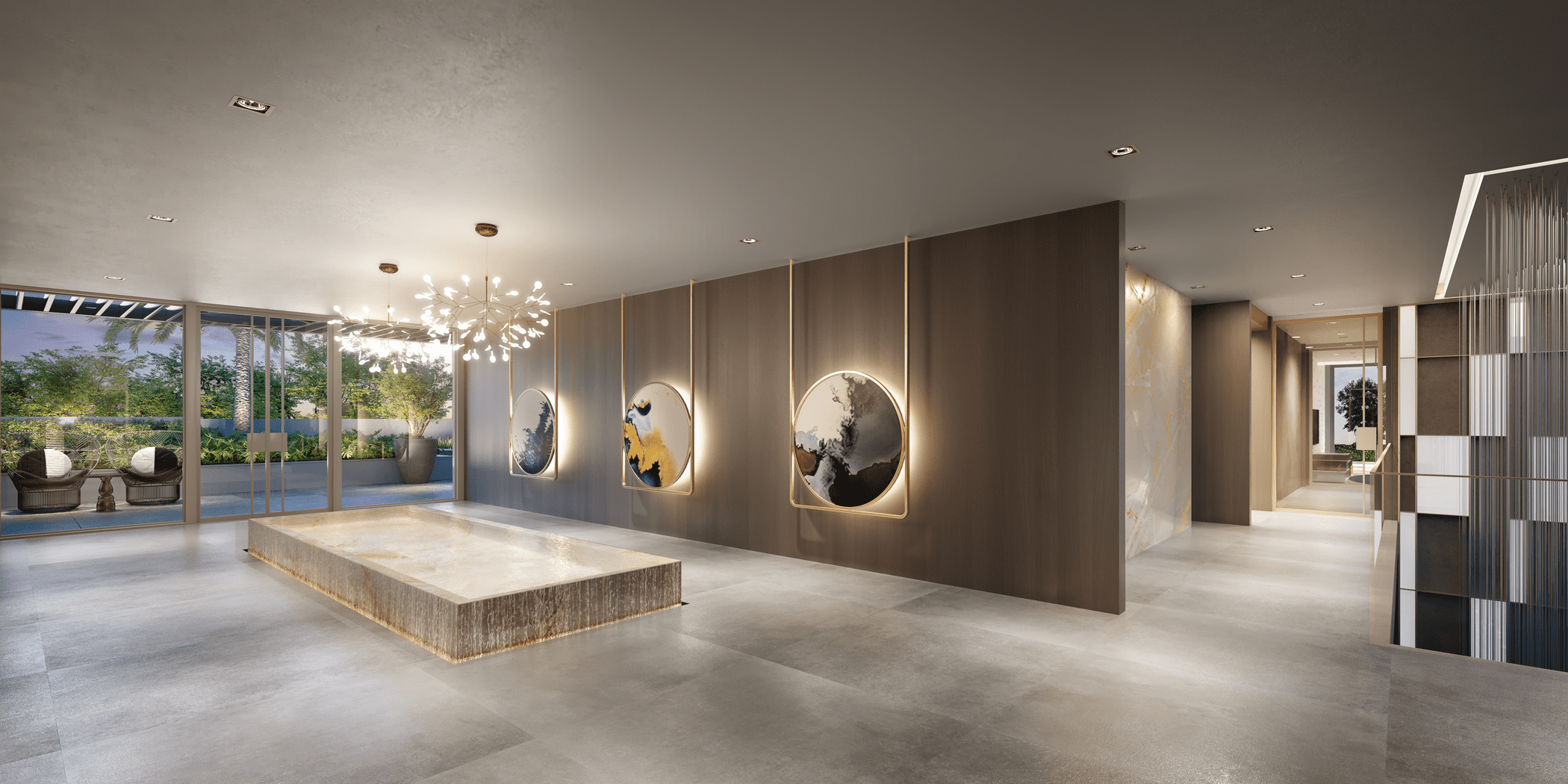 Glass Art by YOO -- Perspectiva Ilustrada do Atrium Lazer