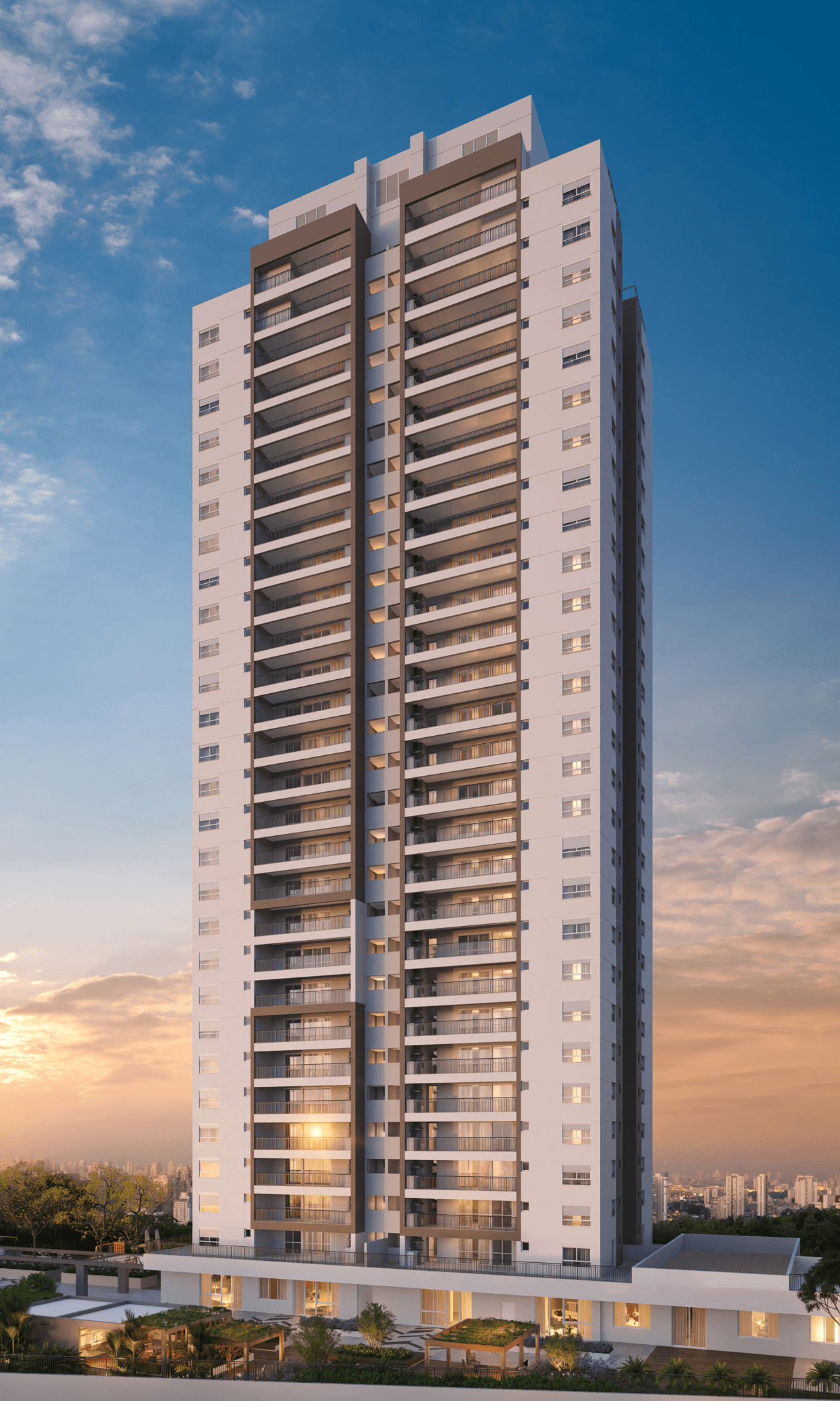 Isla by Cyrela -- Perspectiva Ilustrada da Fachada -| Torre 2