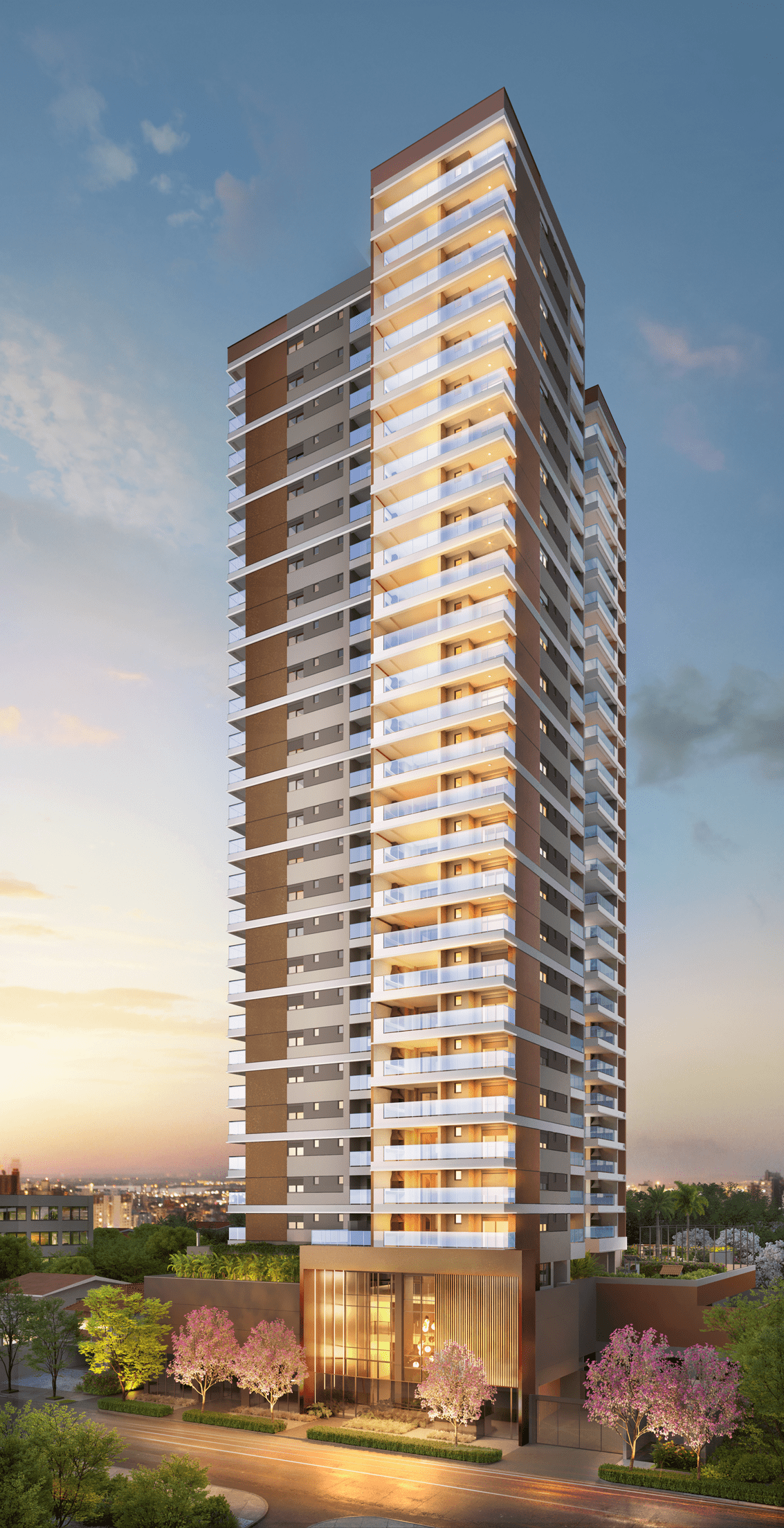 Cyrela Atmosfera 360º -- Perspectiva Ilustrada da Fachada