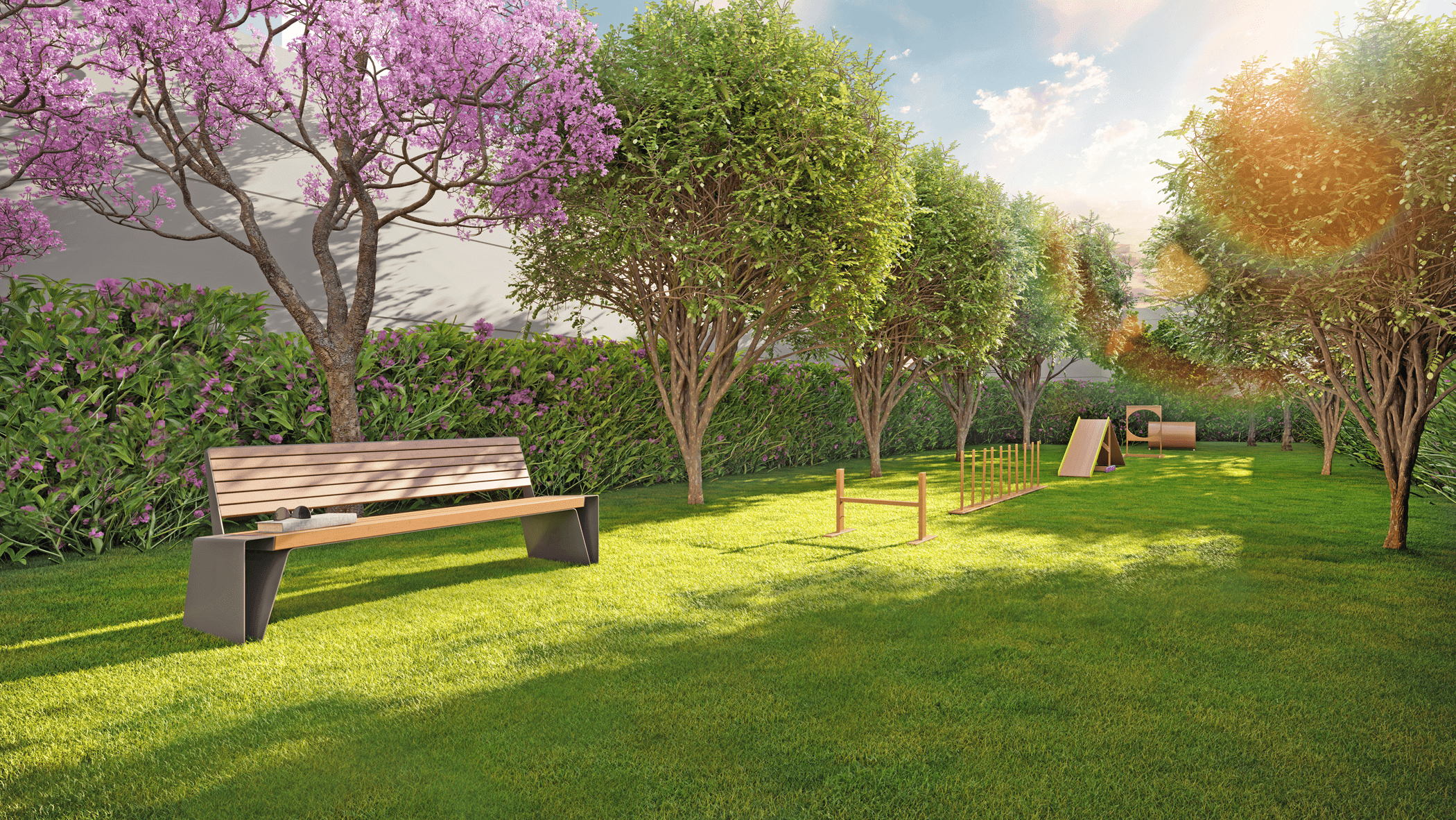 Cyrela Atmosfera 360º -- Perspectiva Ilustrada do Garden Family