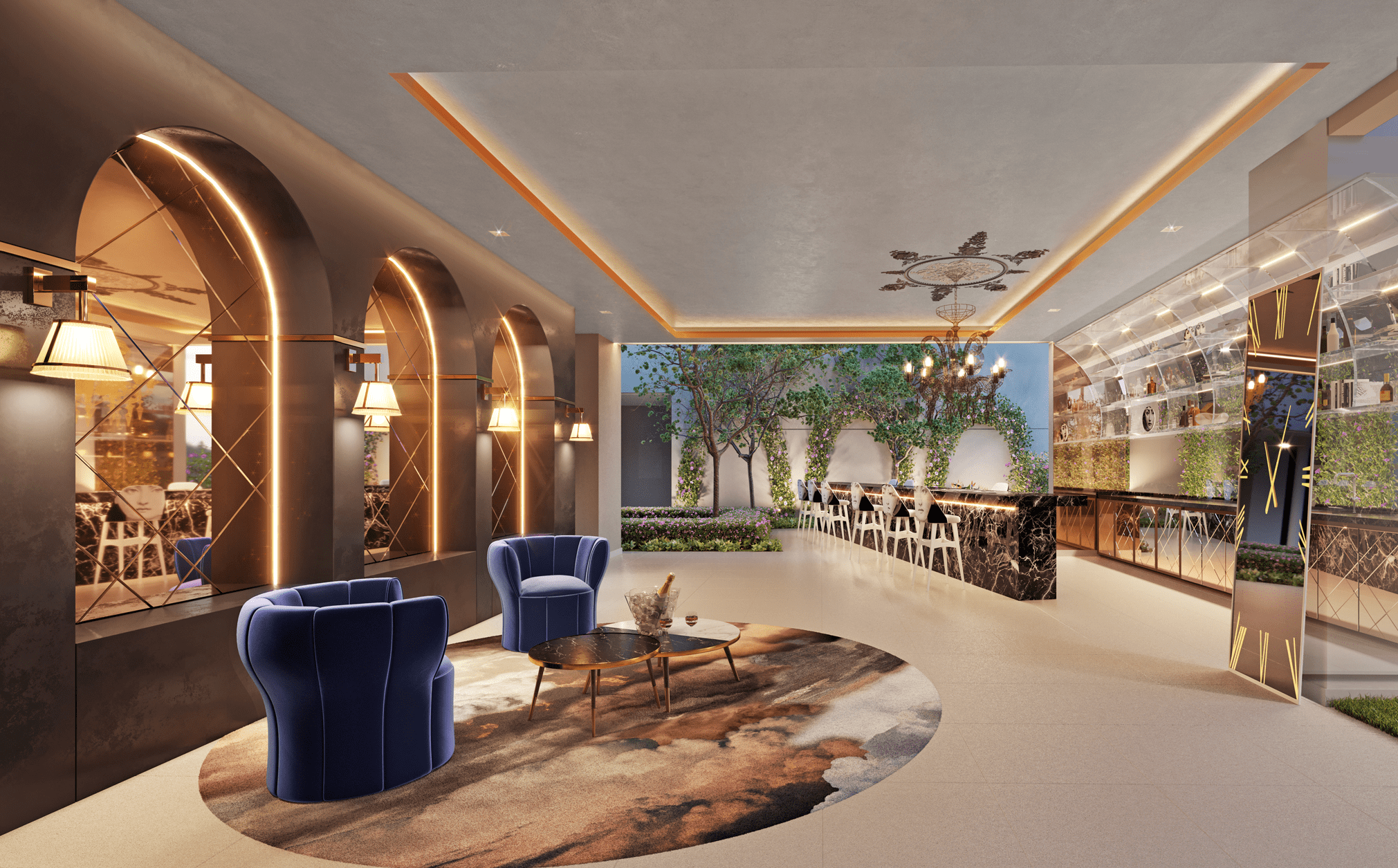 Cyrela On The Parc by Yoo -- Perspectiva Ilustrada do The Artsy Bar