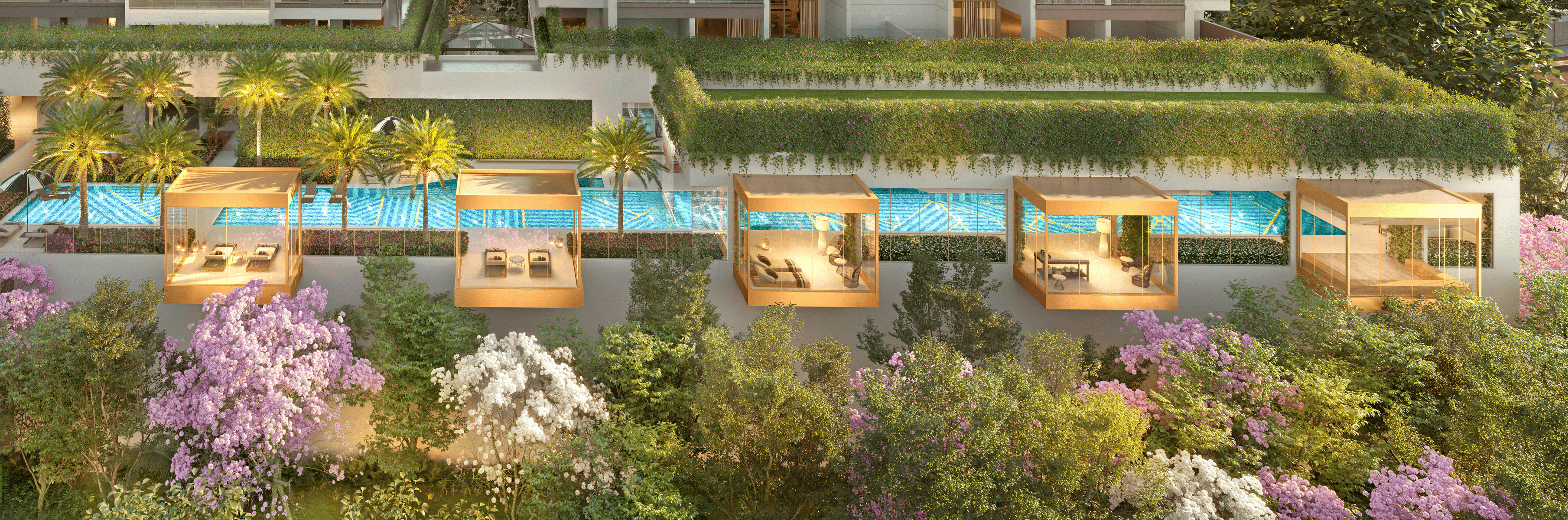 Cyrela On The Parc by Yoo -- Perspectiva Ilustrada da Àrea de Lzzer