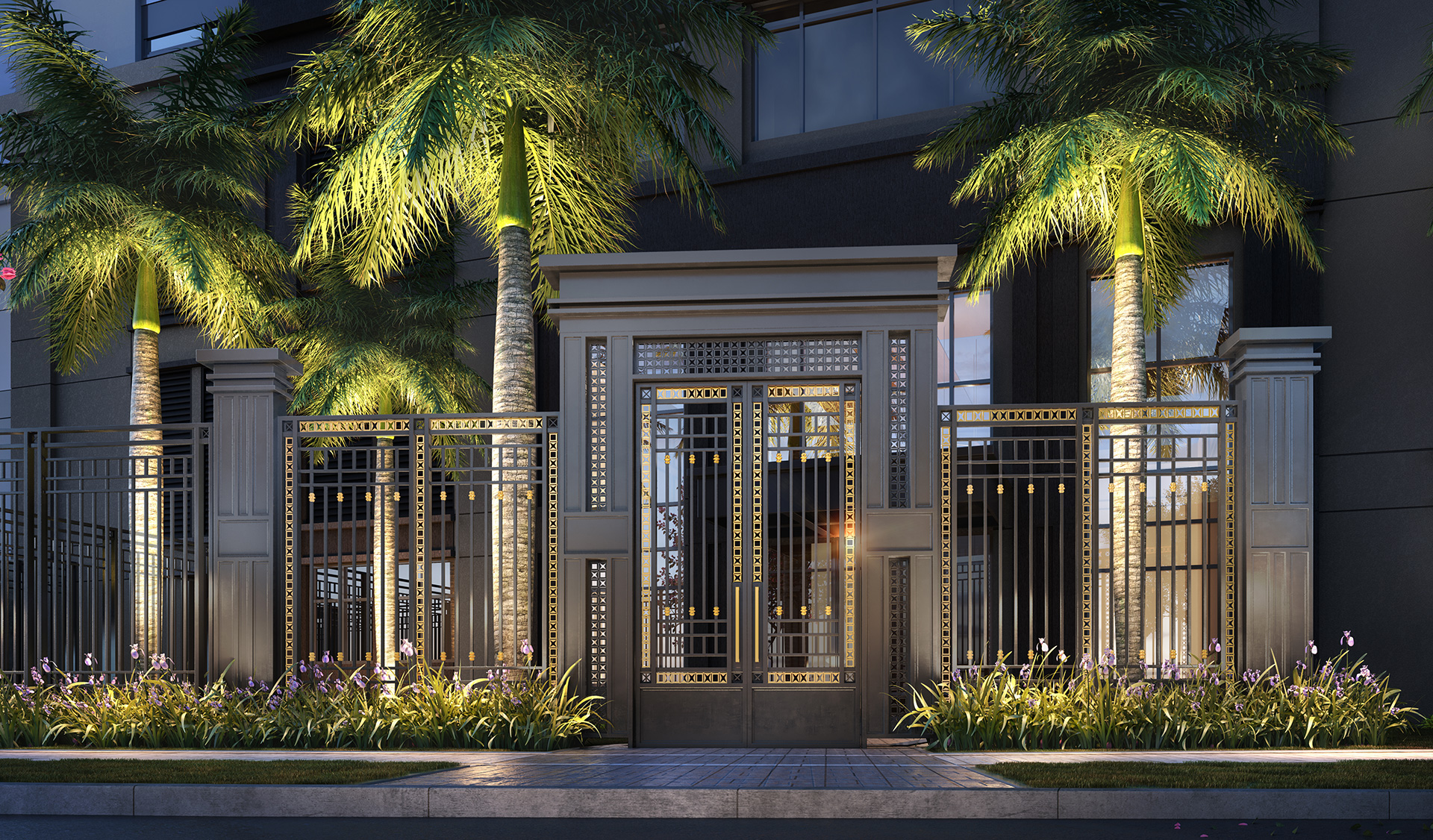 Skyline Jockey -- Perspectiva Ilustrada Entrada Torre Sky