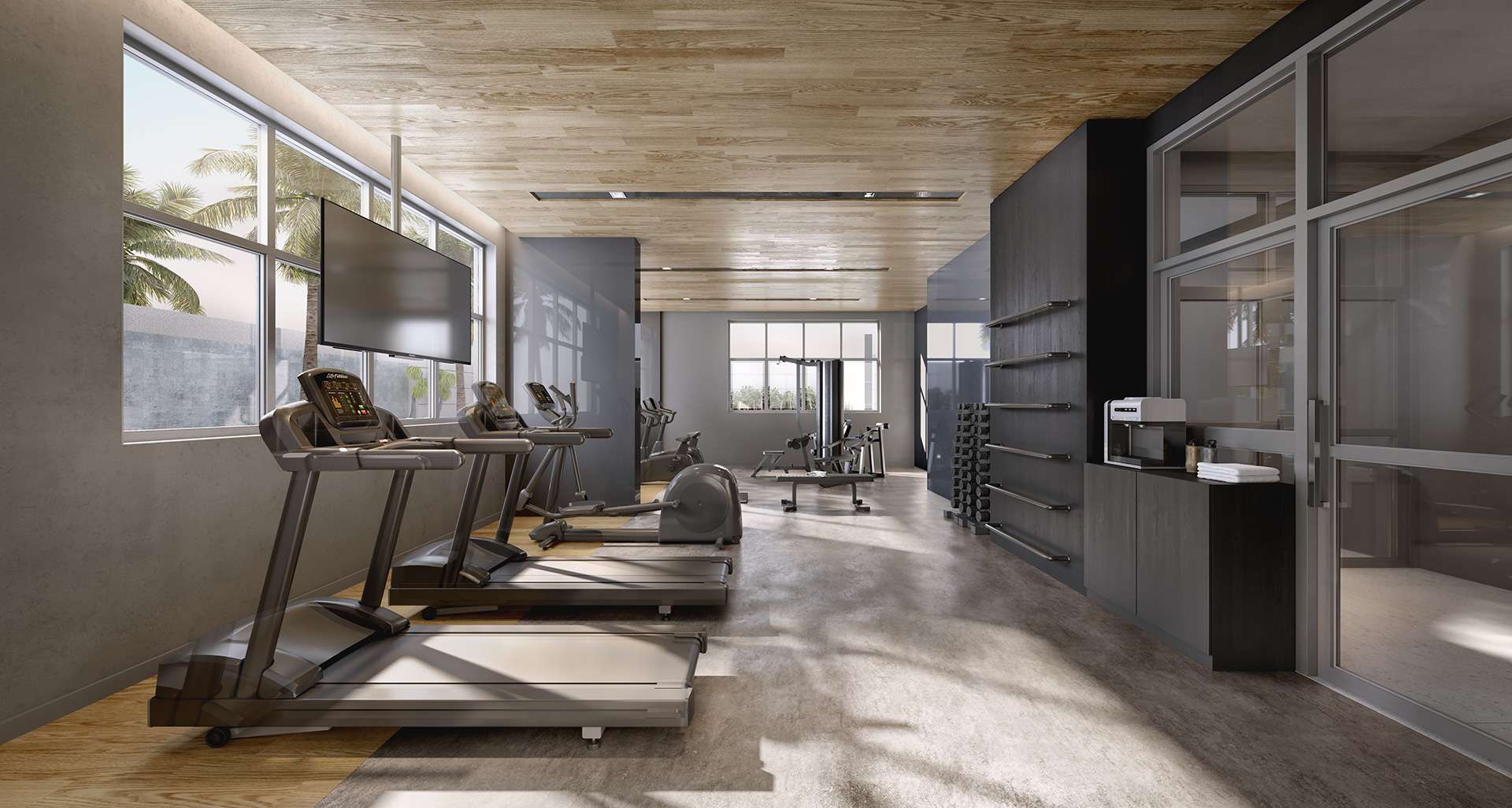 Skyline Jockey -- Perspectiva Ilustrada Lobby Torre View