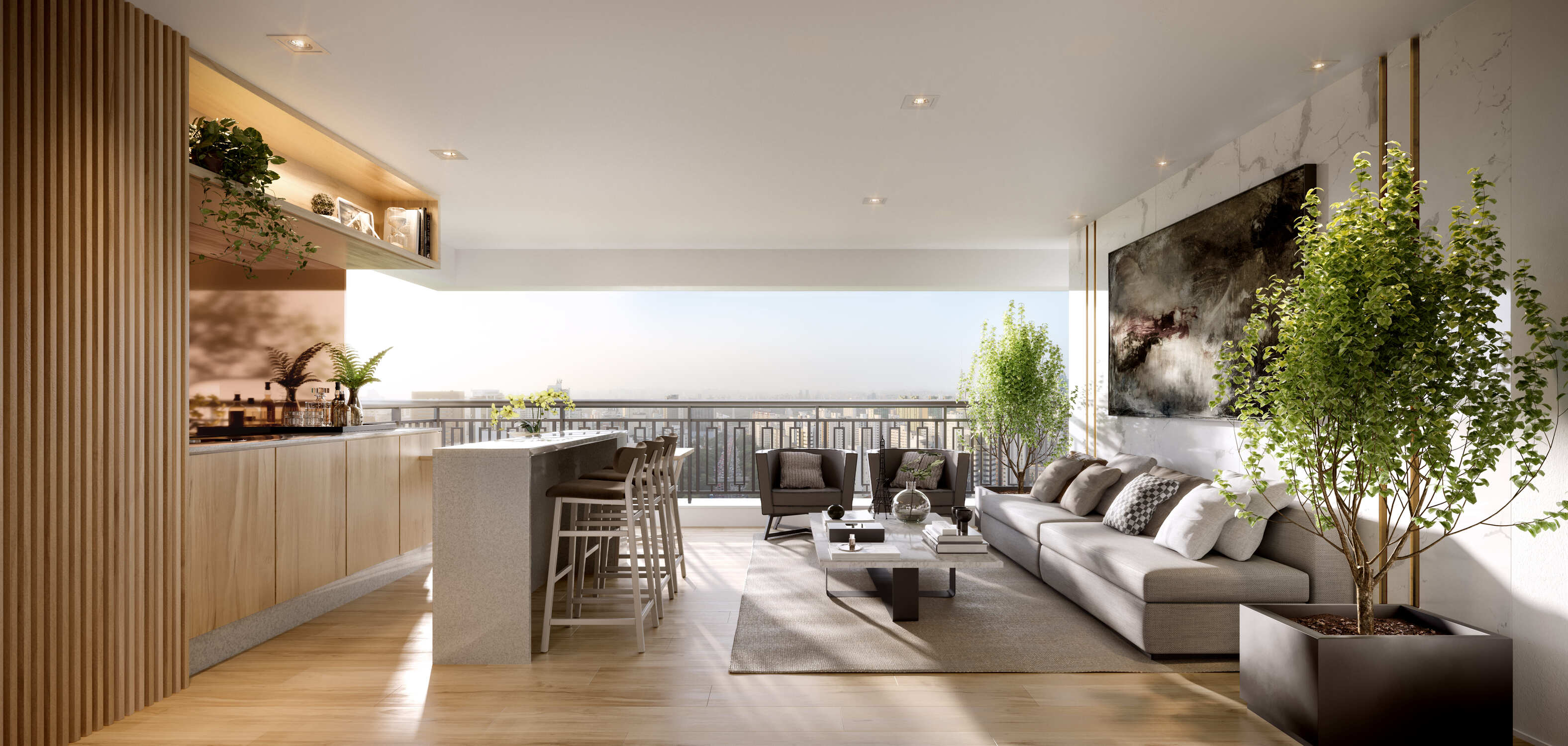 Legacy Klabin -- Perspectiva Ilustrada do Terraço