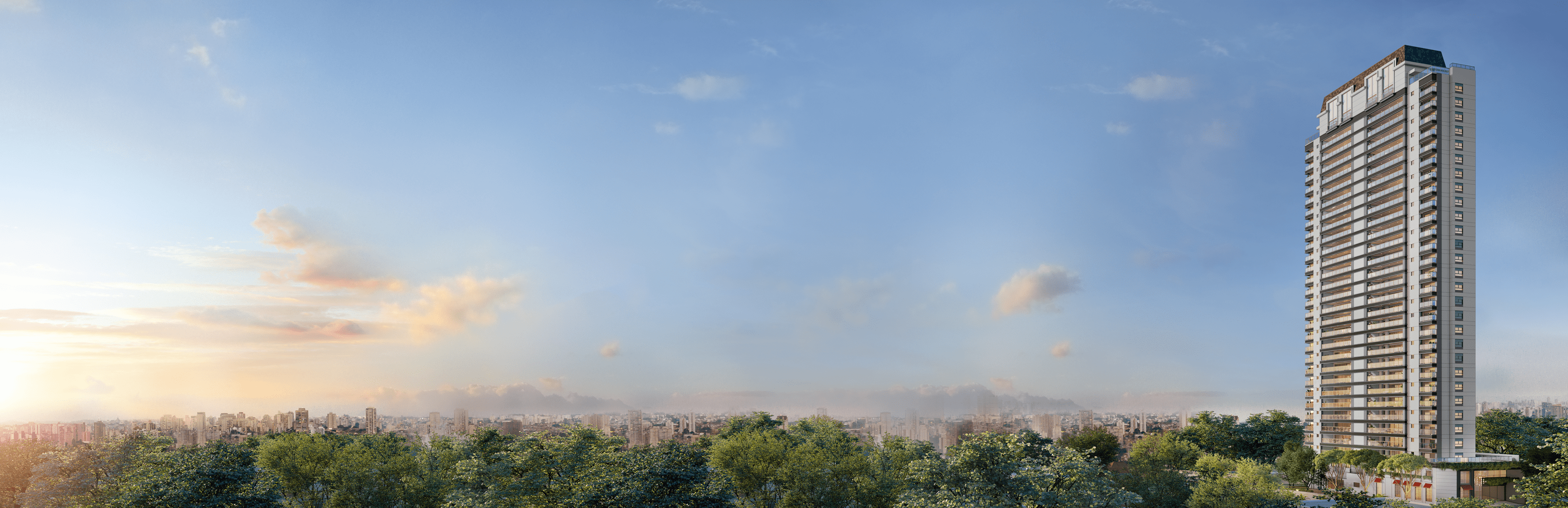 Cyrela Legacy Residences -- Perspectiva Ilustrada da Fachada