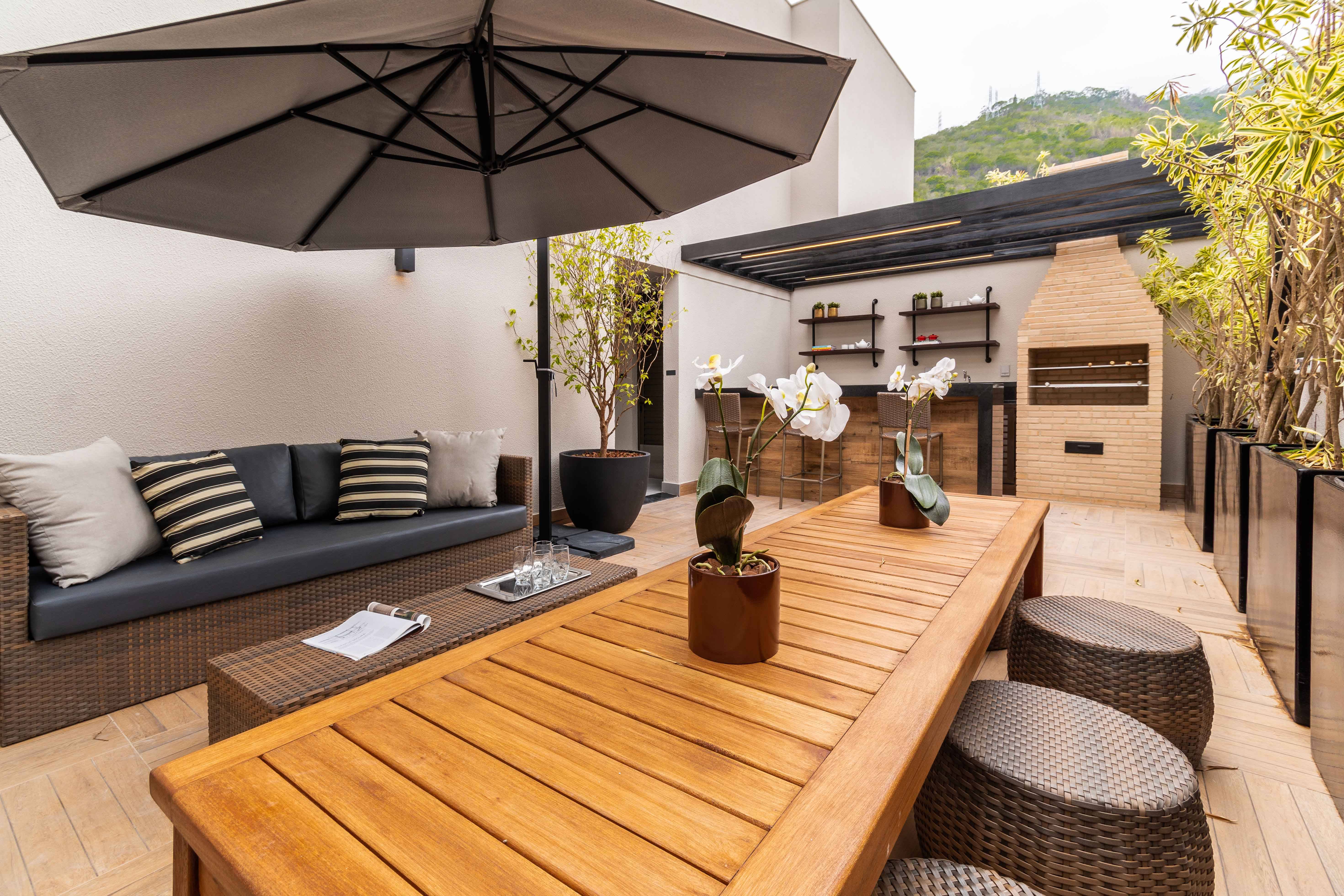 Start Tijuca -- Lounge Externo churrasqueira