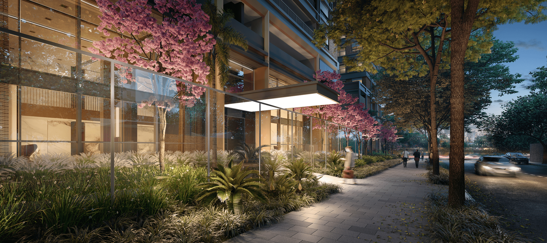 Iconyc Residences -- Perspectiva Ilustrada do Embasamento