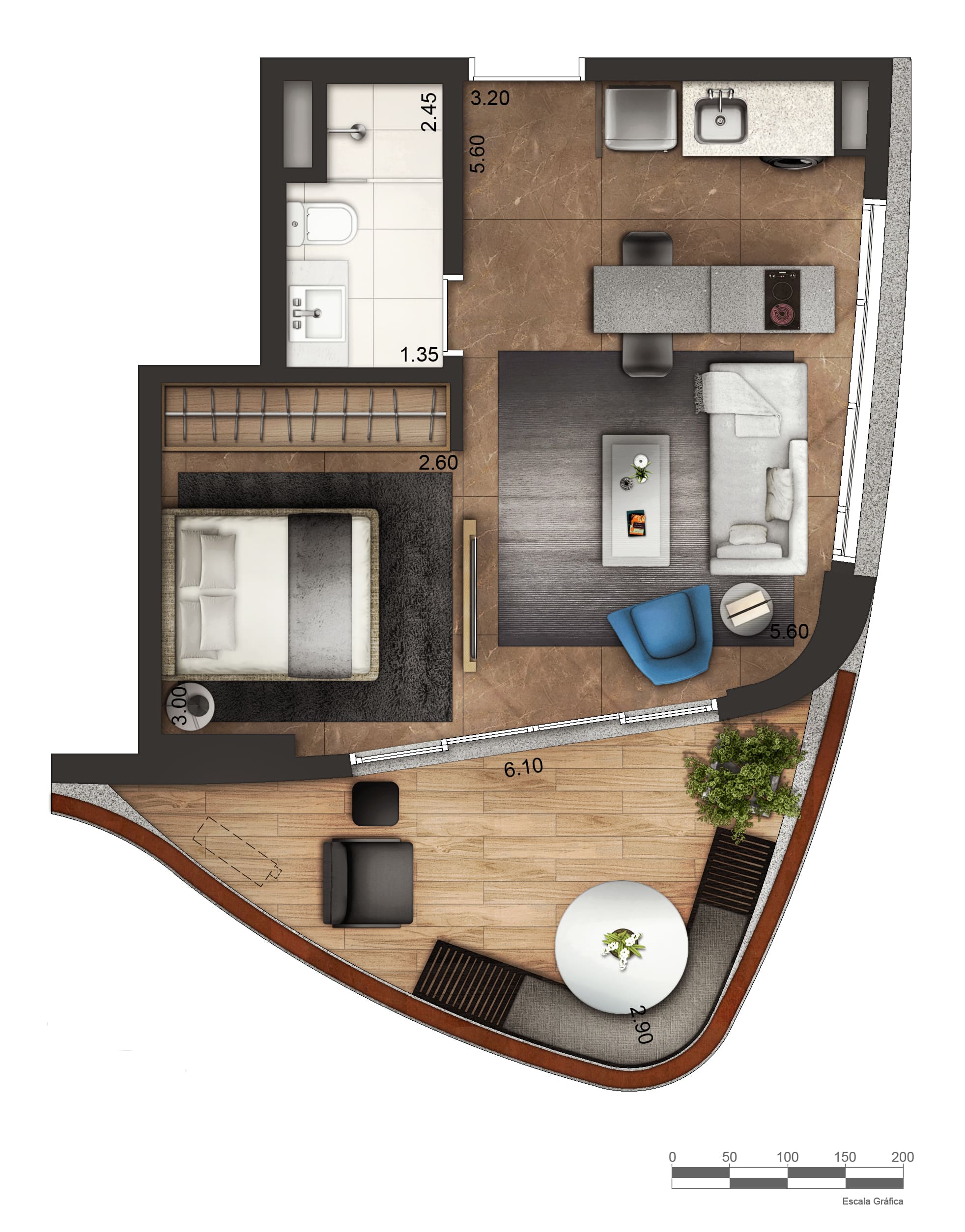 Apartamento no Edifício Cyrela Pininfarina à Venda - Cyrela Pininfarina Porto Alegre