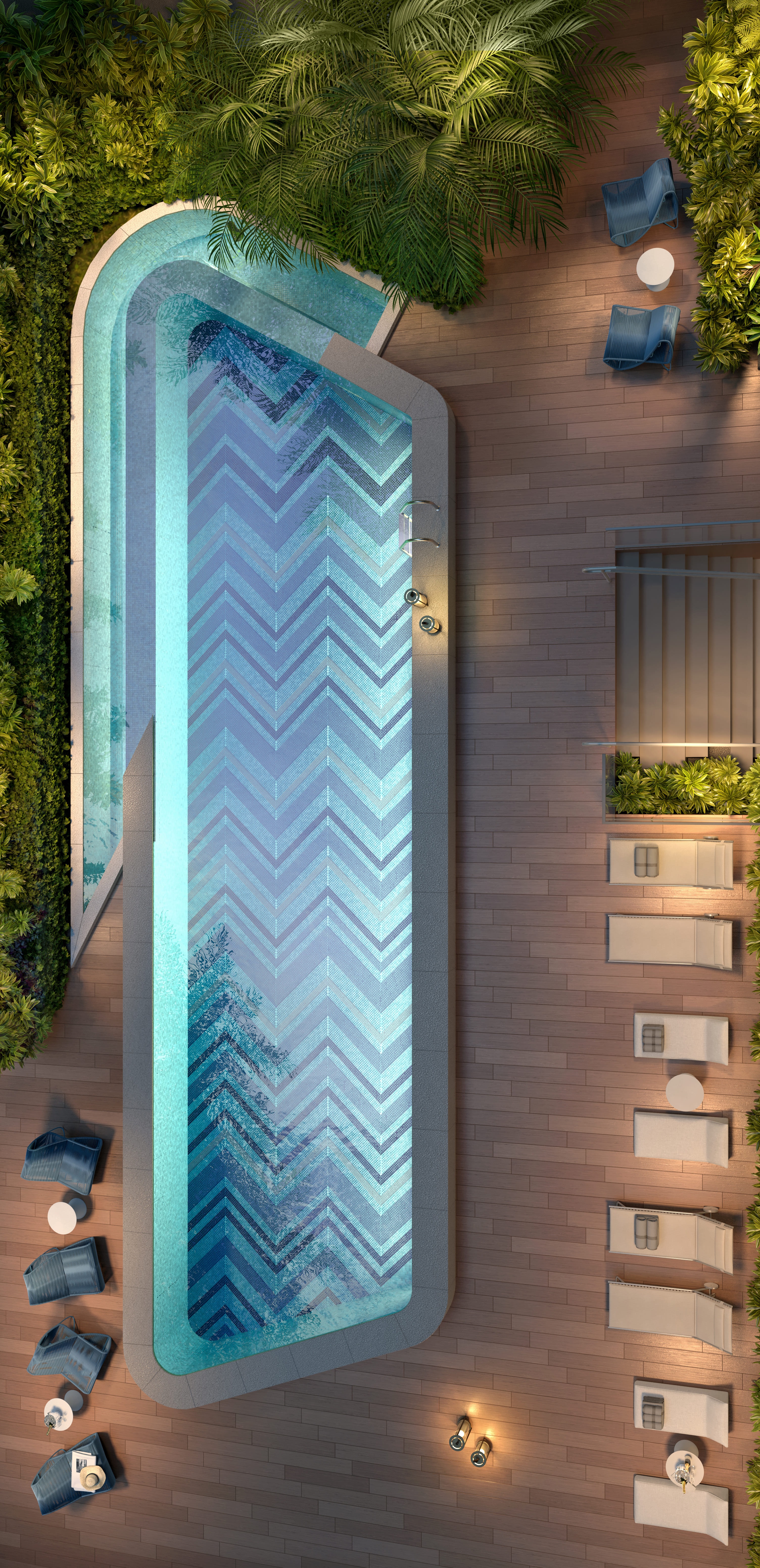 LIS Moema Studios | Piscina Descoberta com Solarium
