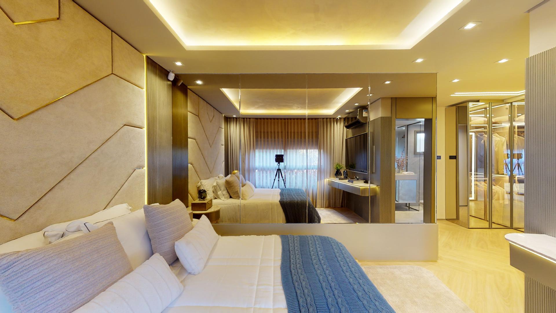 Foto da Suíte Master do Decorado de 170 m²