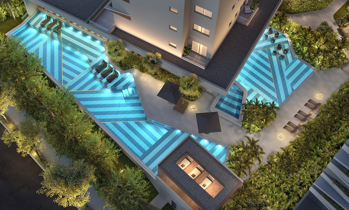 Tree Haus powered by Porsche Consulting -- Piscina externa