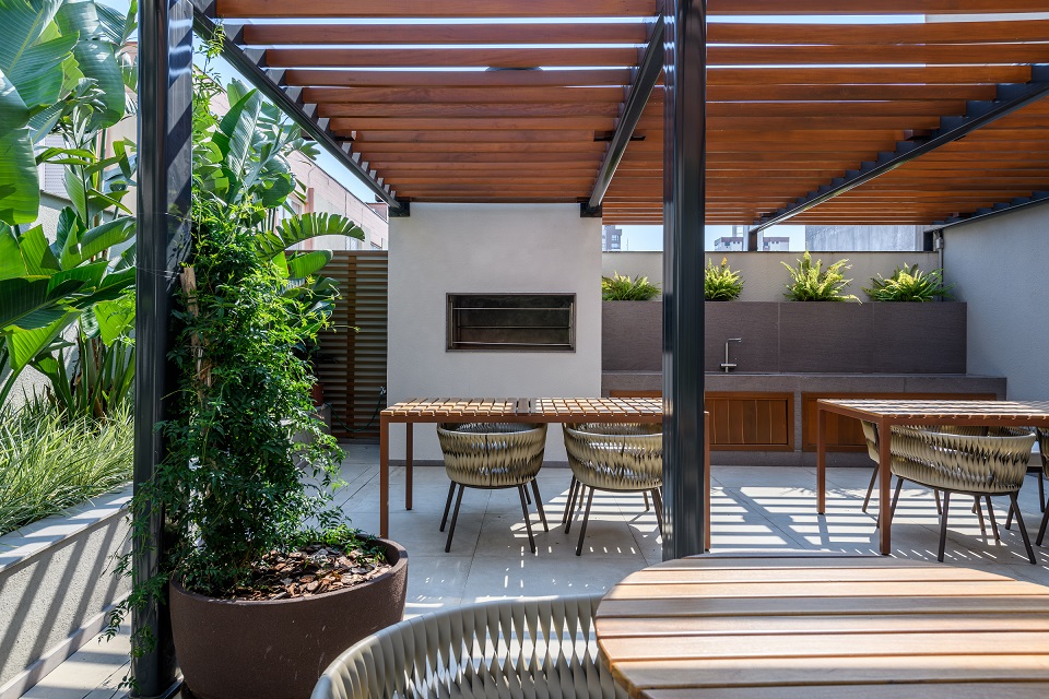 Vintage Senior Residence -- Quiosque com churrasqueira