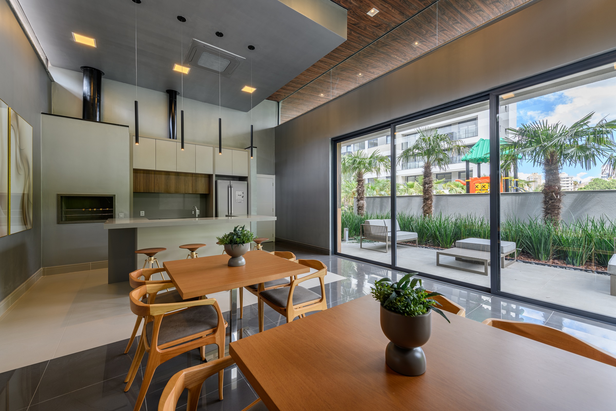 Float Residences -- Espaço Gourmet | Externo