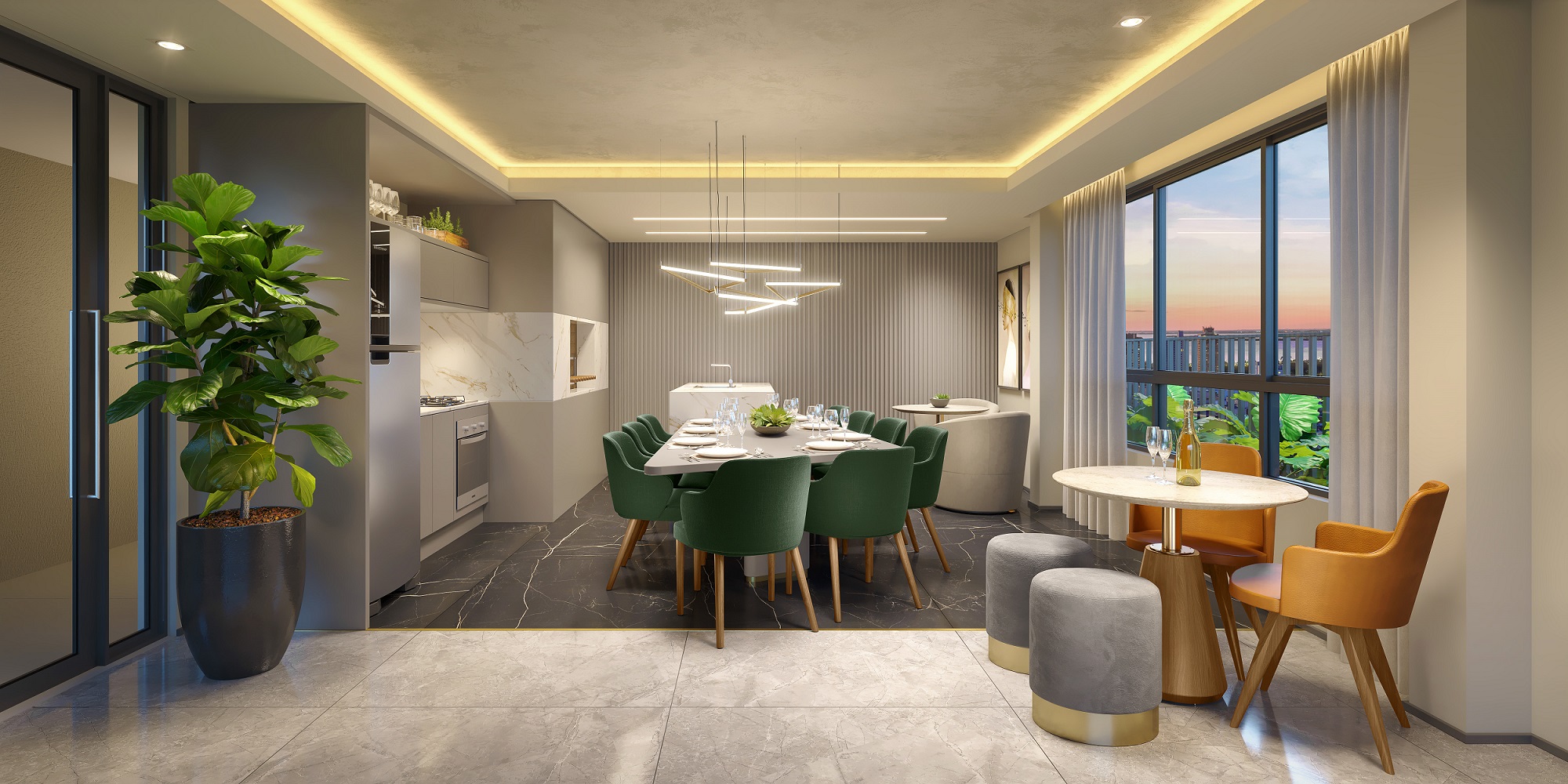 Vista Menino Deus -- Espaço Gourmet