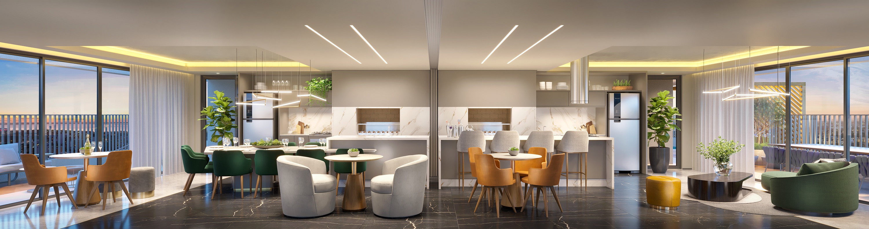 Vista Menino Deus -- Espaço Gourmet Integrado