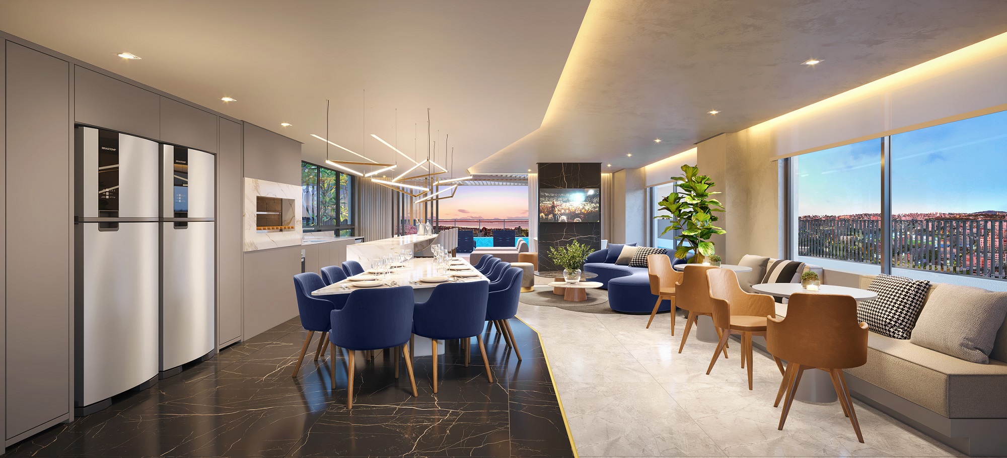 Vista Menino Deus -- Salão de Festas