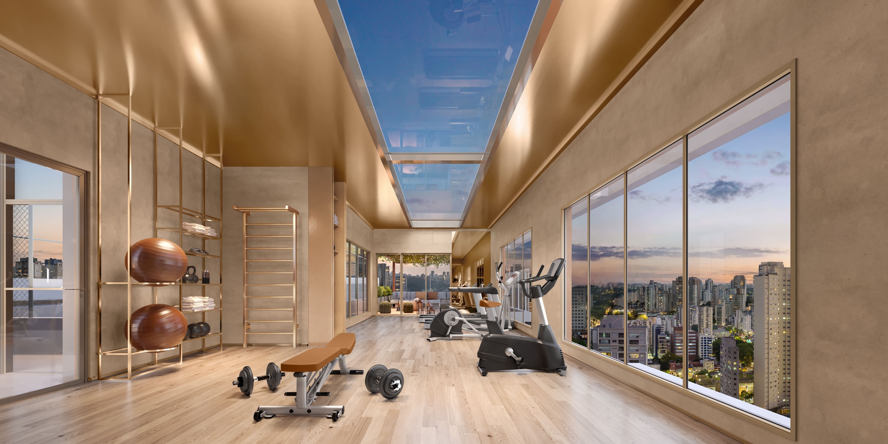 Quattri Cyrela Vila Mariana -- Perspectiva Ilustrada do Fitness