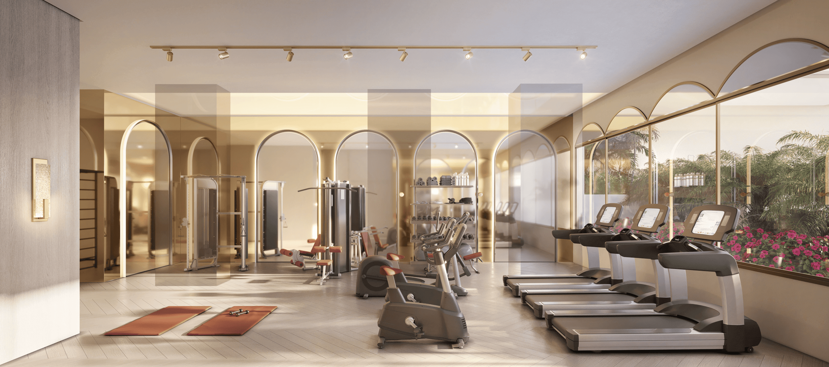 Secret Garden Vila Mariana -- Perspectiva Ilustrada do Fitness