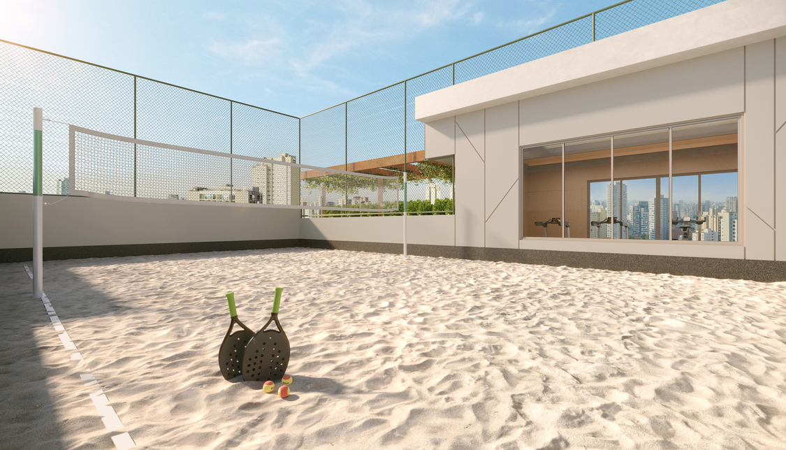 Quattri Cyrela Vila Mariana -- Perspectiva do Beach Tennis