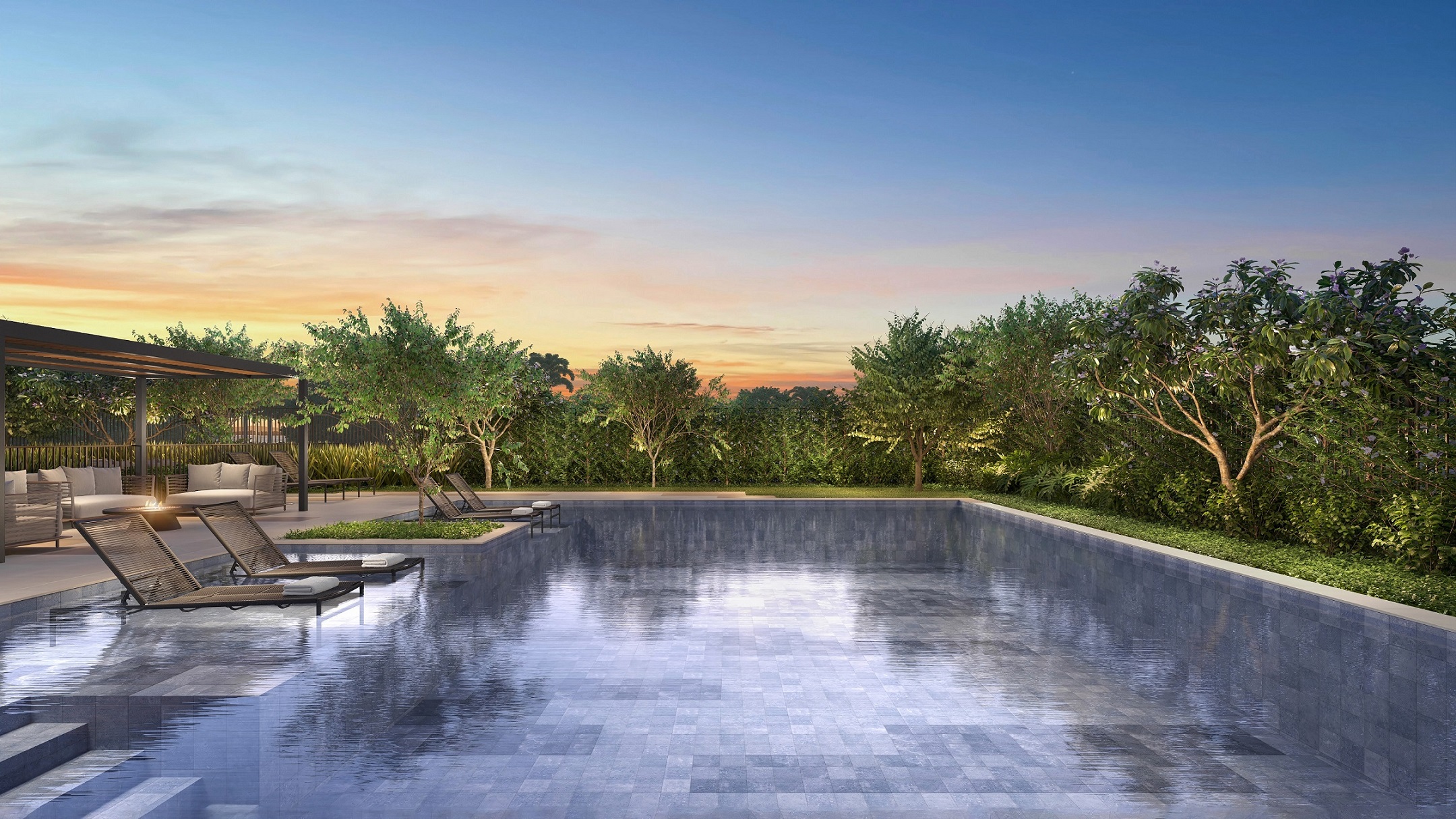 Vista Praia de Belas -- Piscina