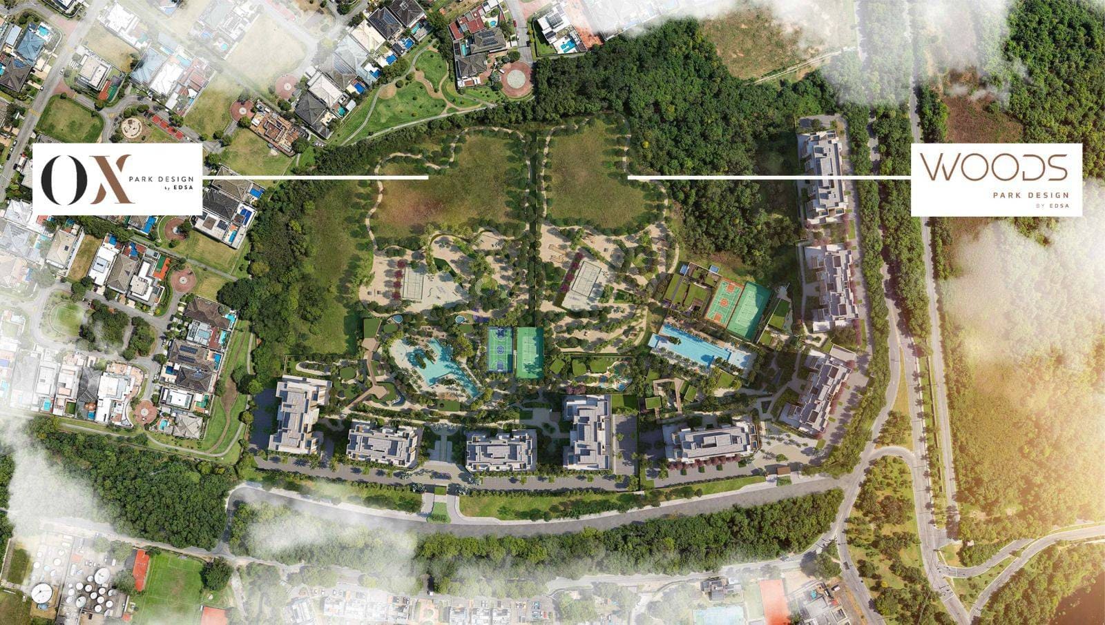 OX Park Design by Edsa -- Ilustração Artística Masterplan