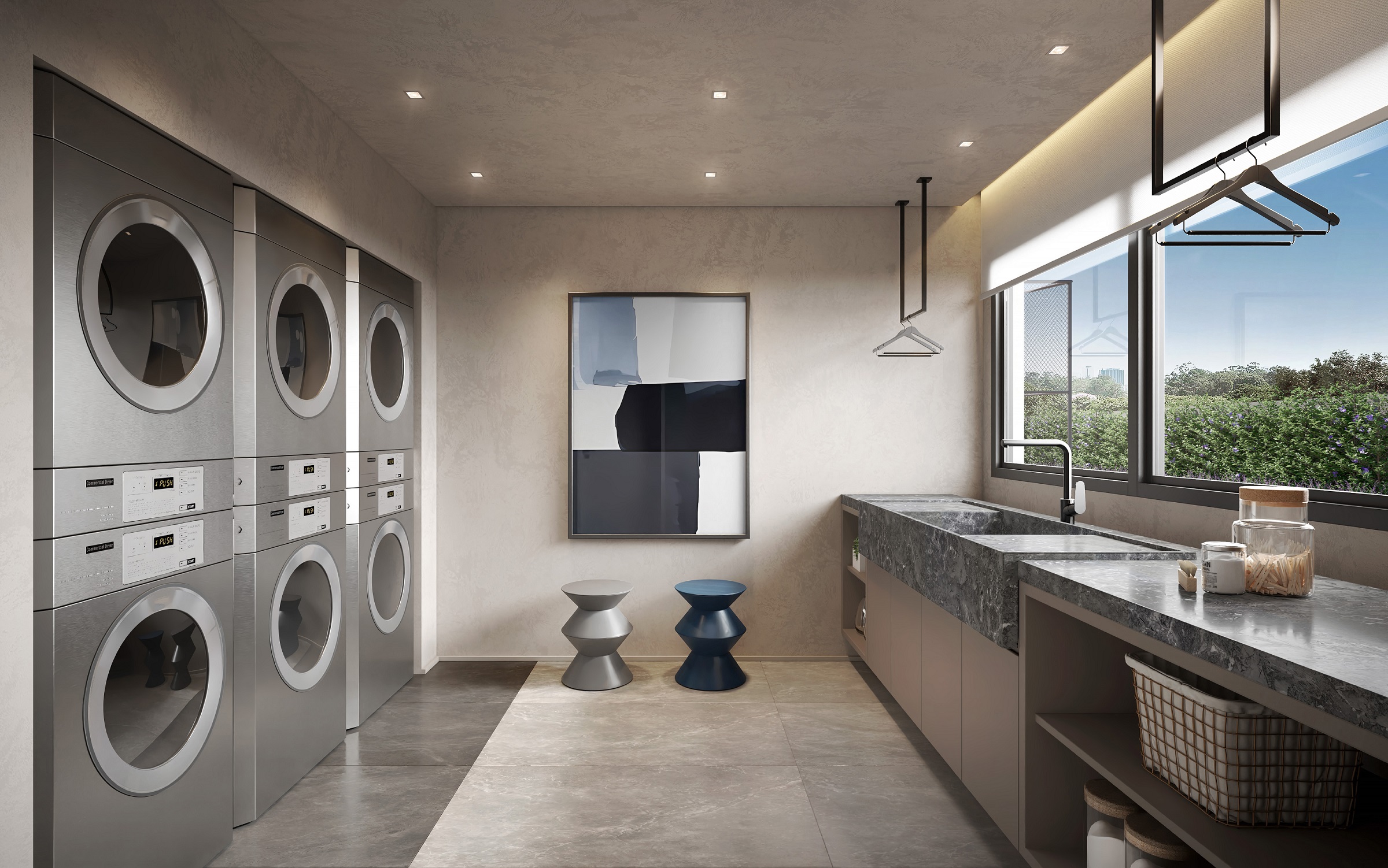 Vista Praia de Belas -- Lavanderia