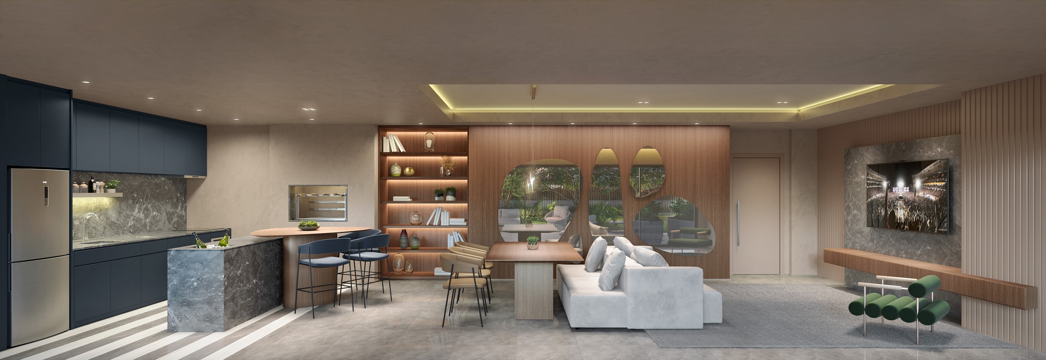 Vista Praia de Belas -- Espaço Gourmet