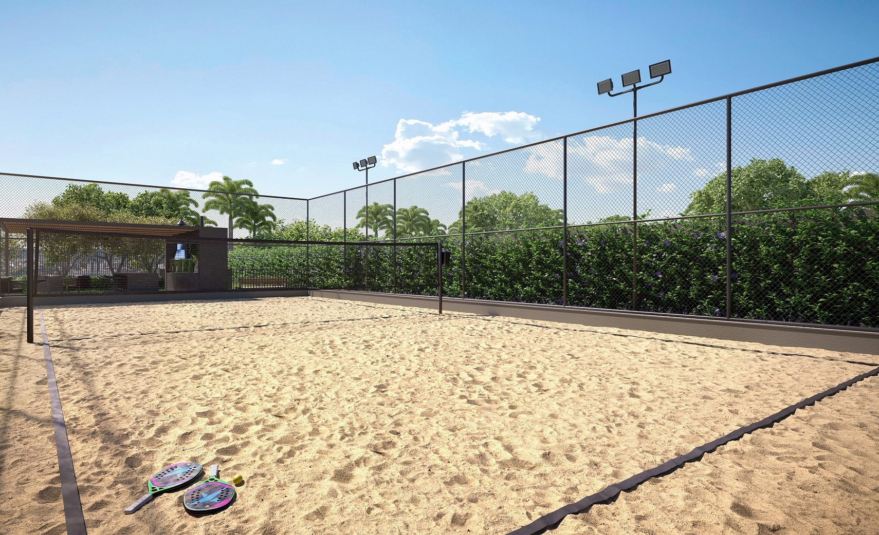 Vista Praia de Belas -- Quadra de Beach Tennis