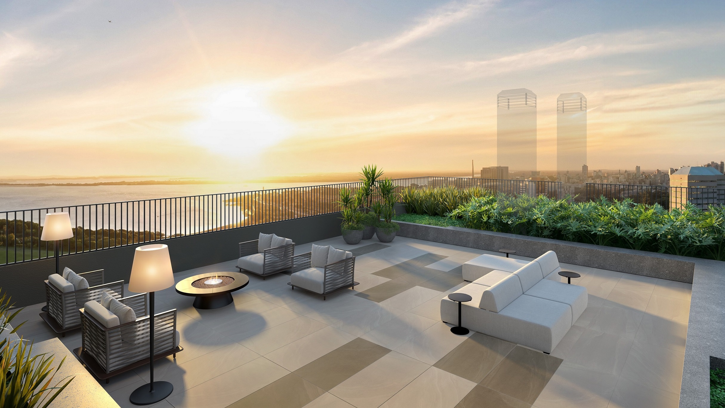 Vista Praia de Belas -- Rooftop