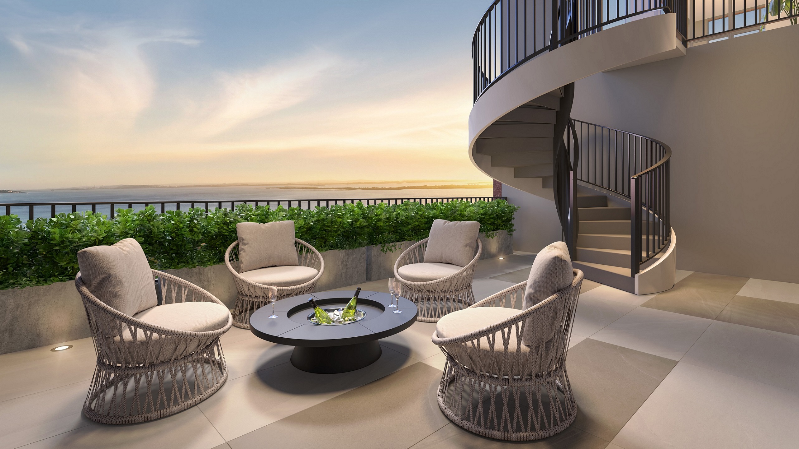 Vista Praia de Belas -- Praça Suspensa