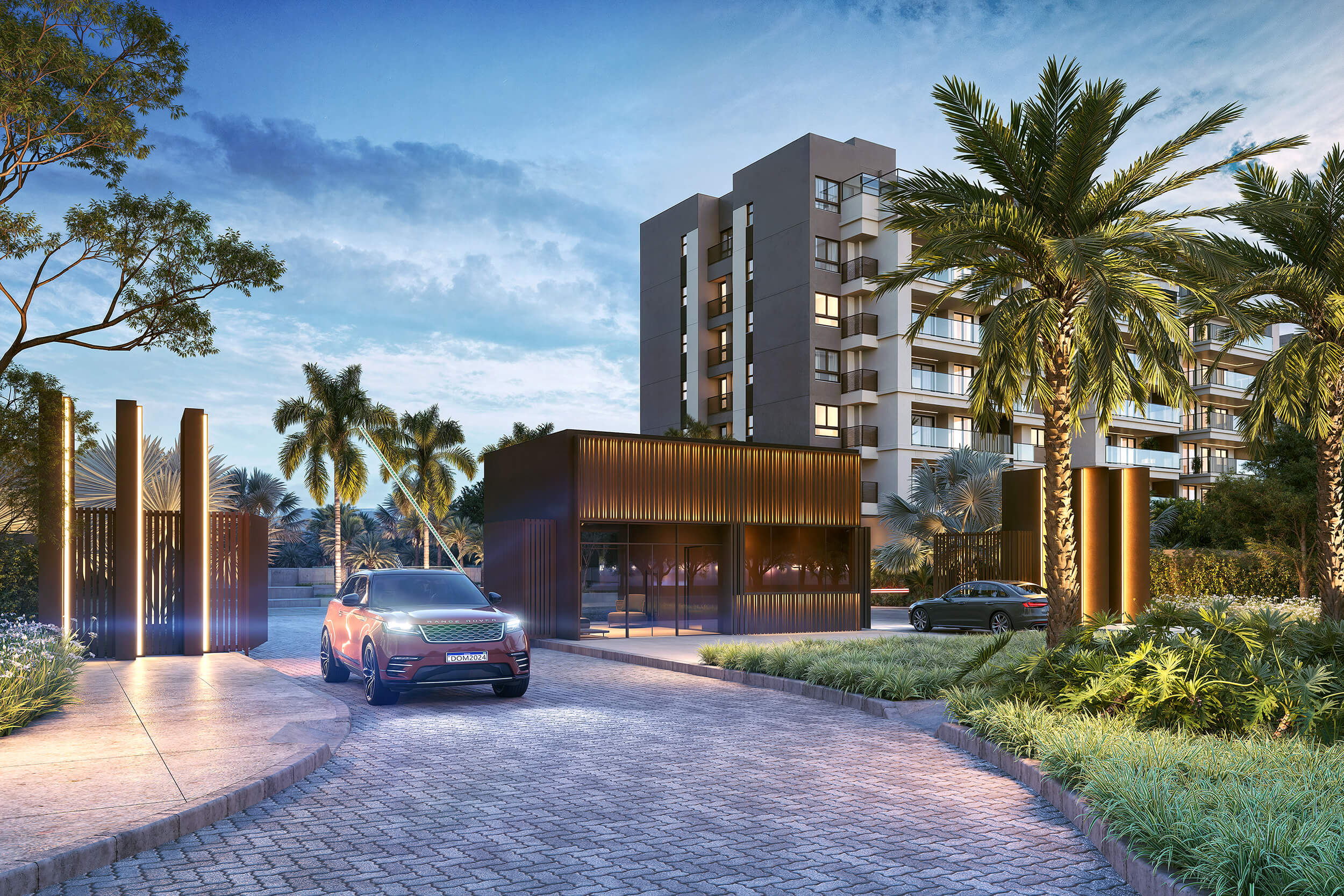 OX Park Design by Edsa -- Ilustração Artística - Acessos E Guarita