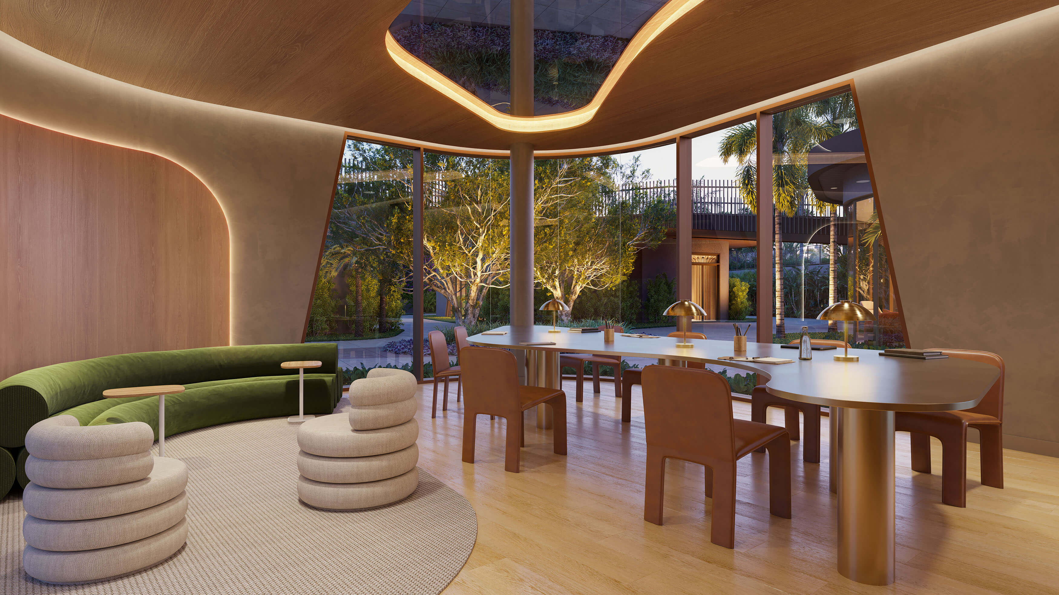 OX Park Design by Edsa -- Ilustração Artística - Coworking