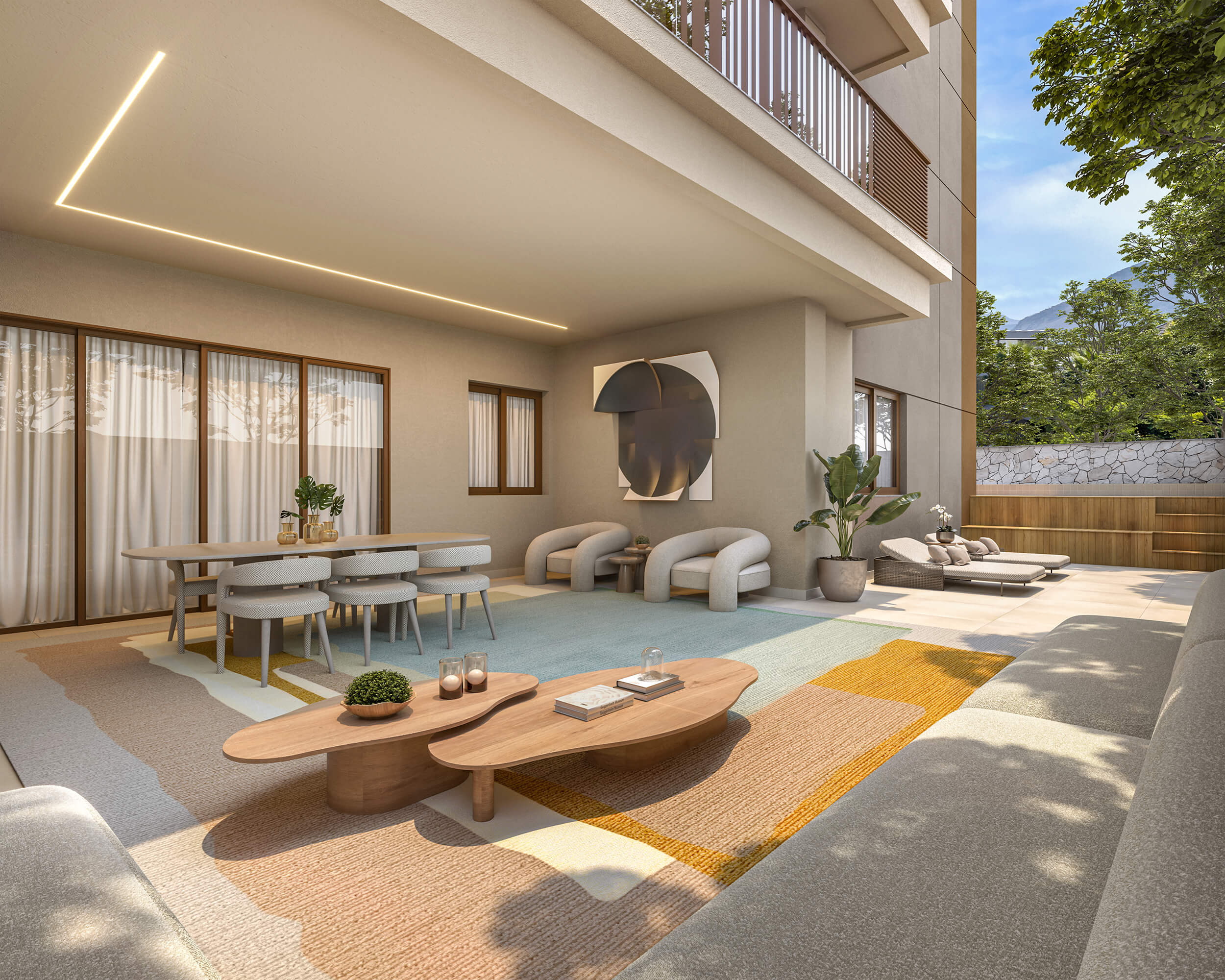 OX Park Design by Edsa -- Ilustração Artística - Garden 104 Do Ed. Wind - Terraço