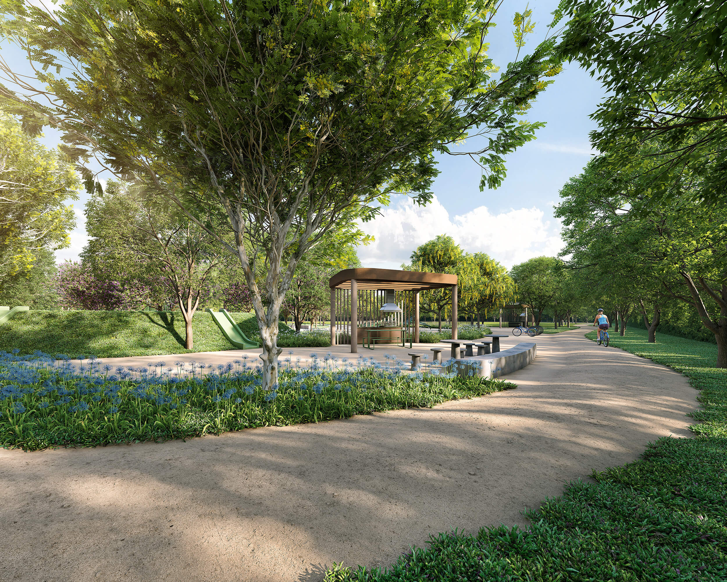 OX Park Design by Edsa -- Ilustração Artística - Park Track.