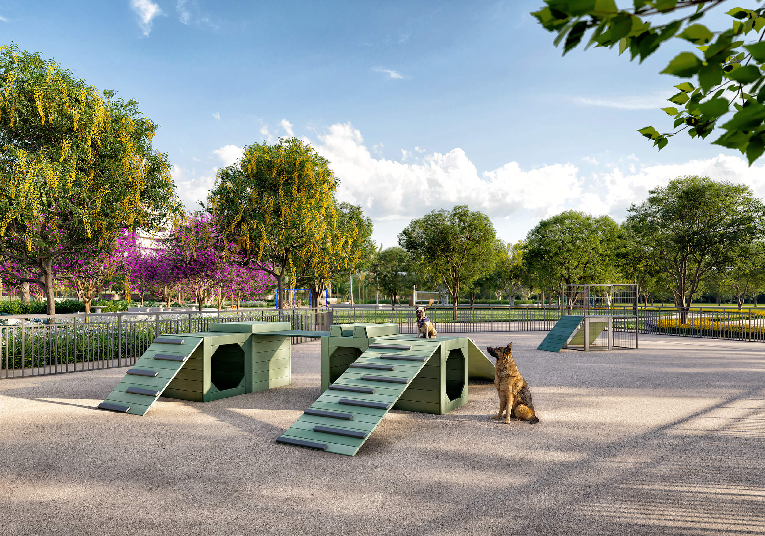 OX Park Design by Edsa -- Ilustração Artística - Pet Park