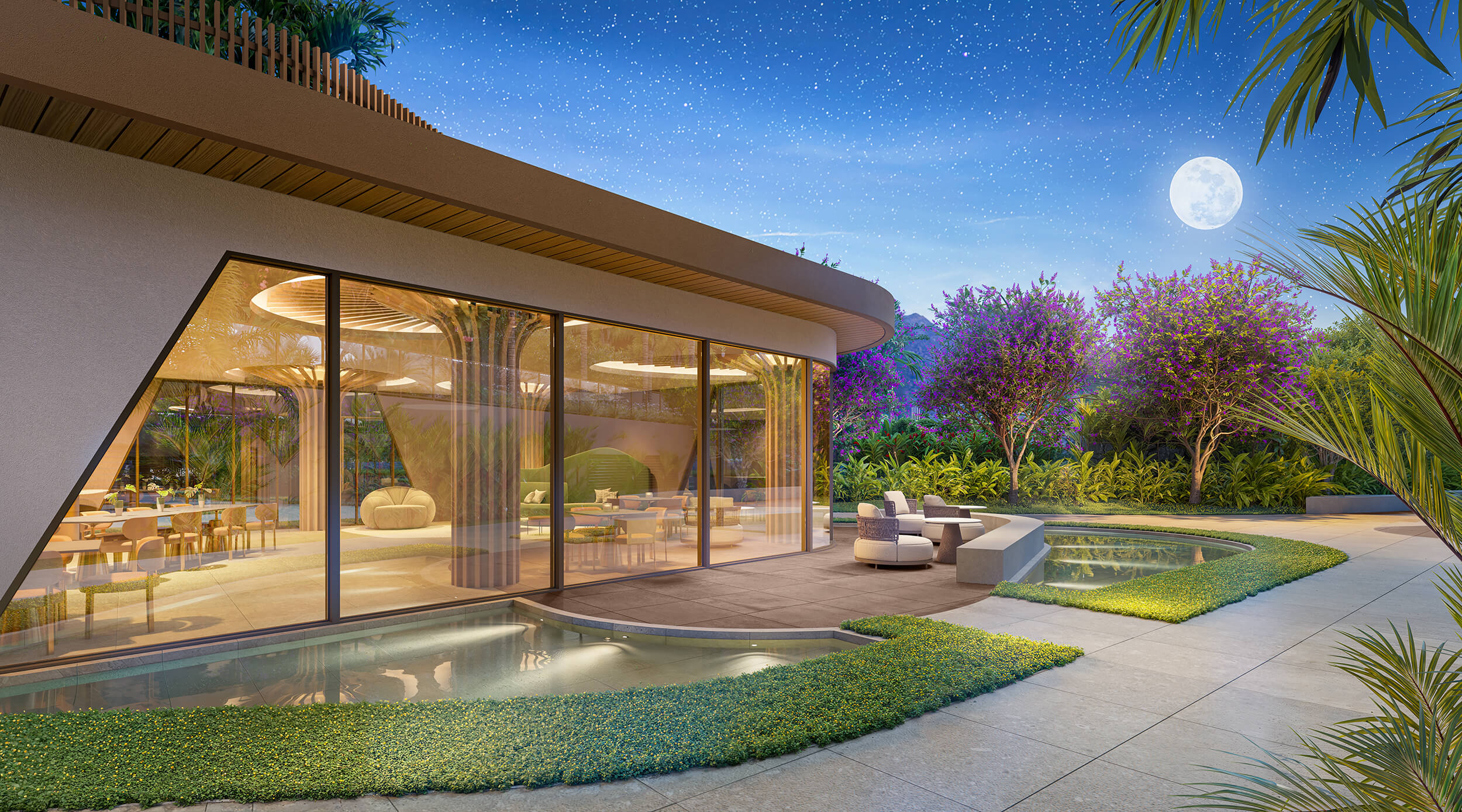 OX Park Design by Edsa -- Ilustração Artística - Terraço Festas