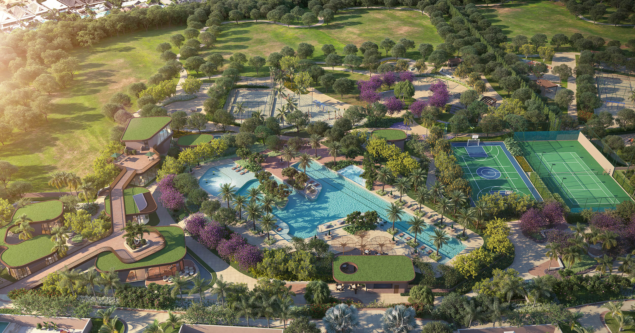 OX Park Design by Edsa -- Ilustração Artística - Vista Aérea Do Ox Park Design By Edsa