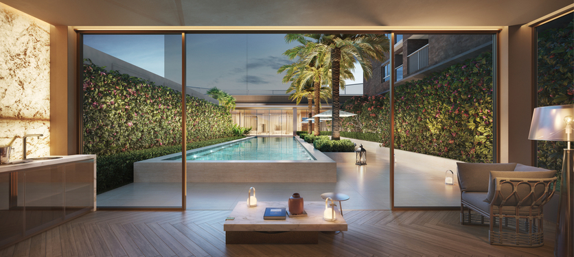 Aura Pacaembu by Cyrela -- Perspectiva Ilustrada da Private Pool House