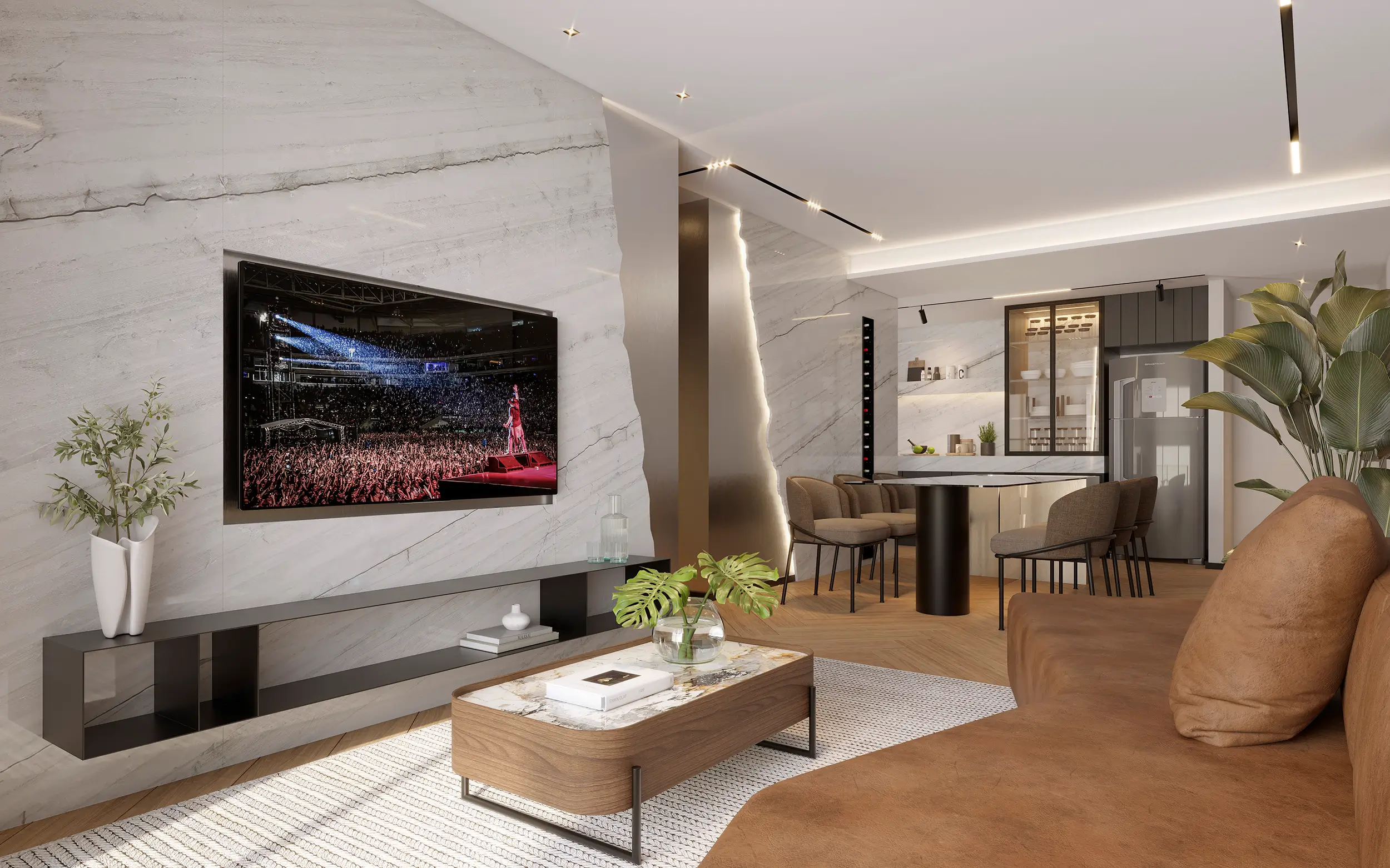 Woods Park Design by Edsa -- Ilustração artística - Apartamento 502 do Ed. Green