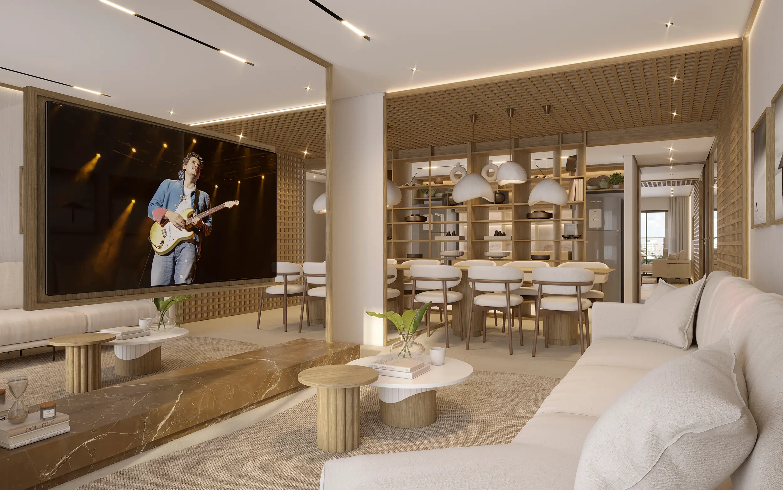 Woods Park Design by Edsa -- Ilustração artística - Apartamento 502 do Ed. Park