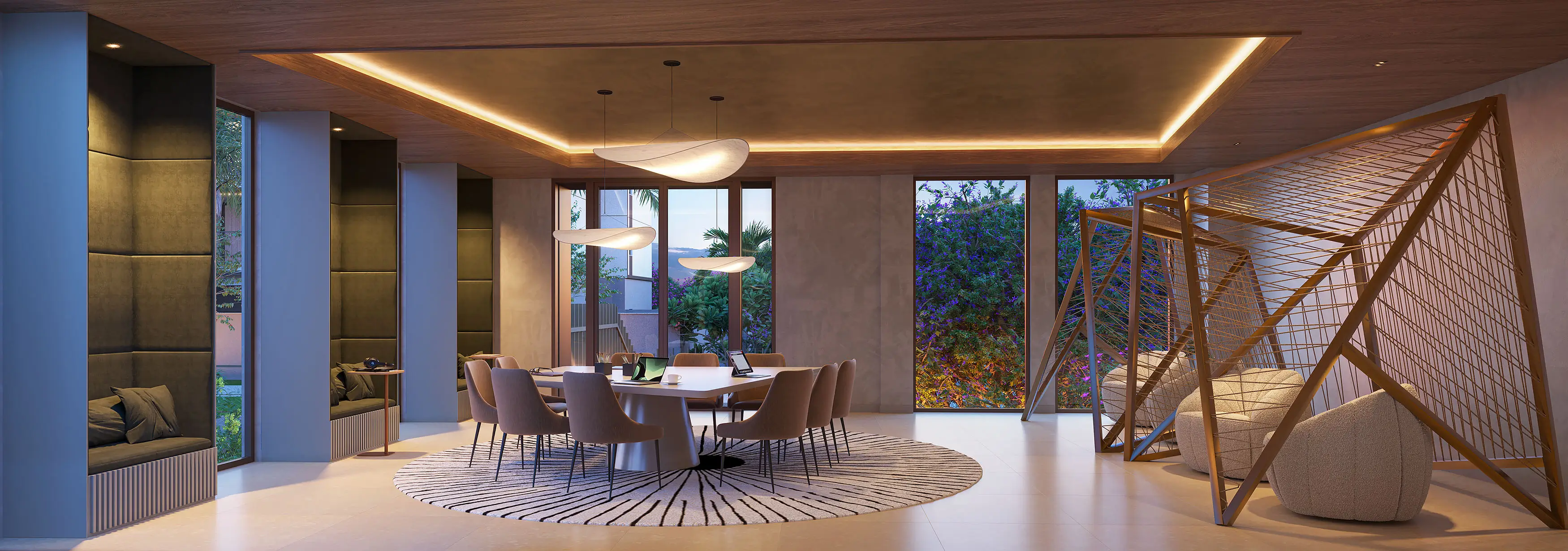 Woods Park Design by Edsa -- Ilustração artística - Coworking